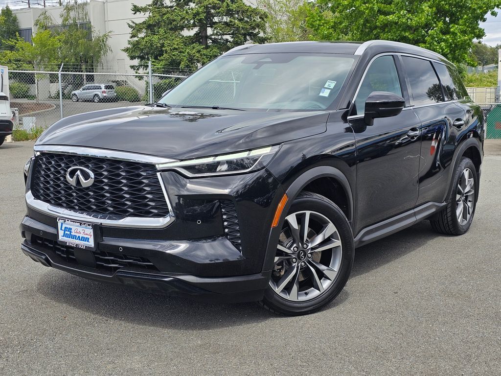 Mineral Black 2025 INFINITI QX60 SUV / Crossover All-Wheel Drive 9-Speed Automatic