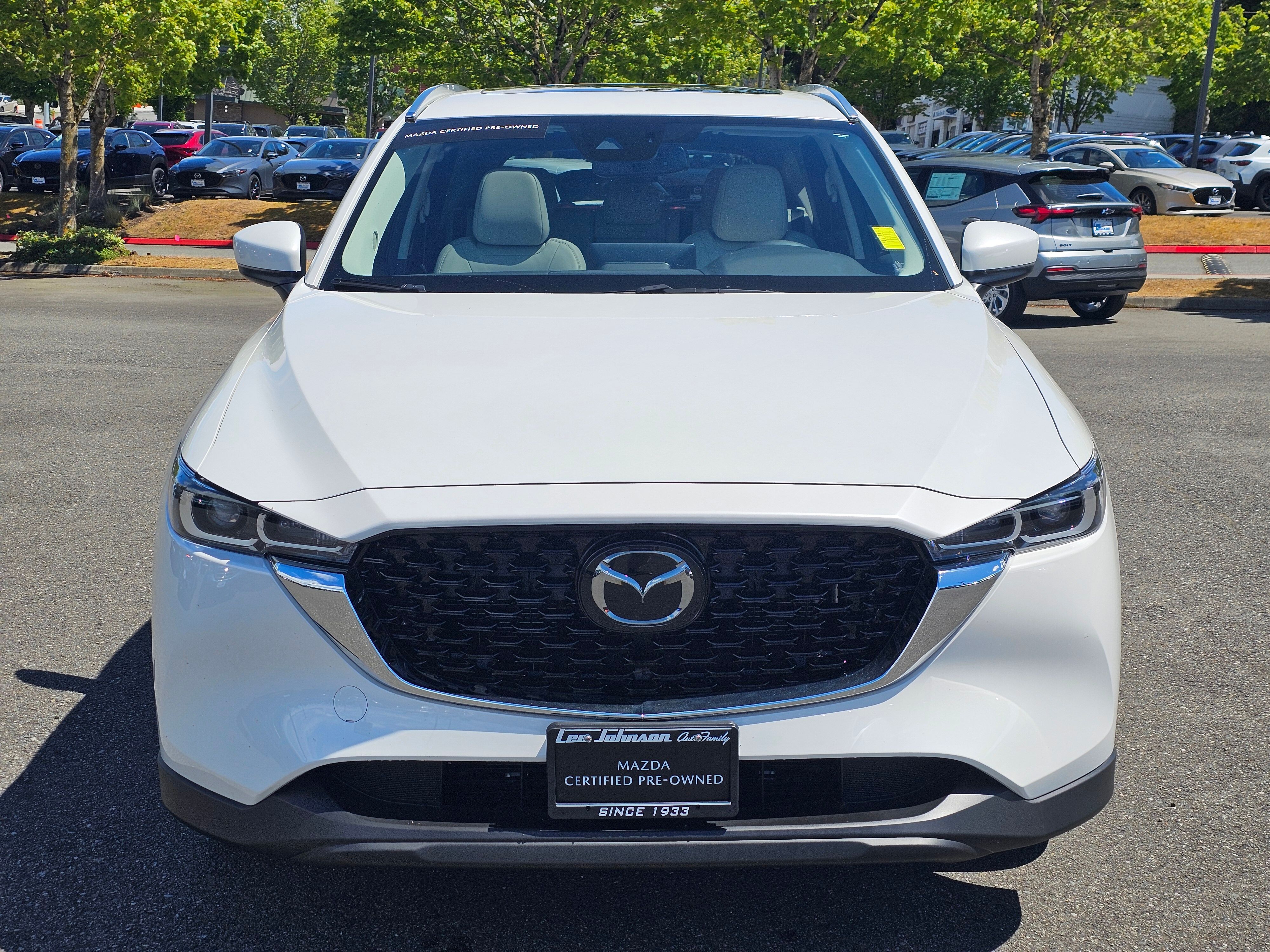 White 2023 Mazda CX-5 2.5 S Preferred AWD SUV / Crossover All-Wheel Drive Automatic