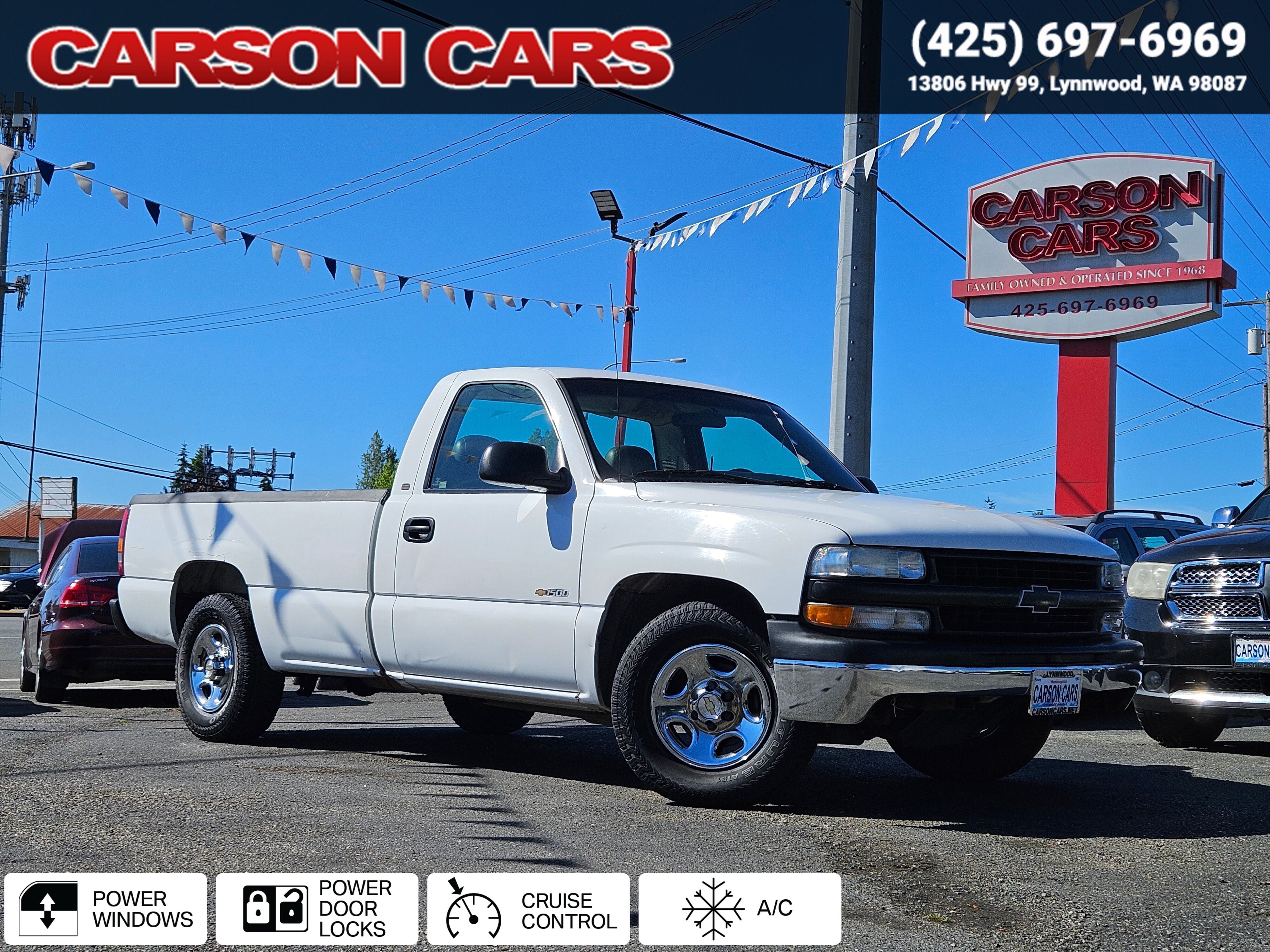 2004 White CHEVROLET SILVERADO 2500 HD CR for Sale In Lynnwood WA - Everett WA - Seattle WA at Carson Cars Stock 36424 VIN 1GBHC23U74F145113