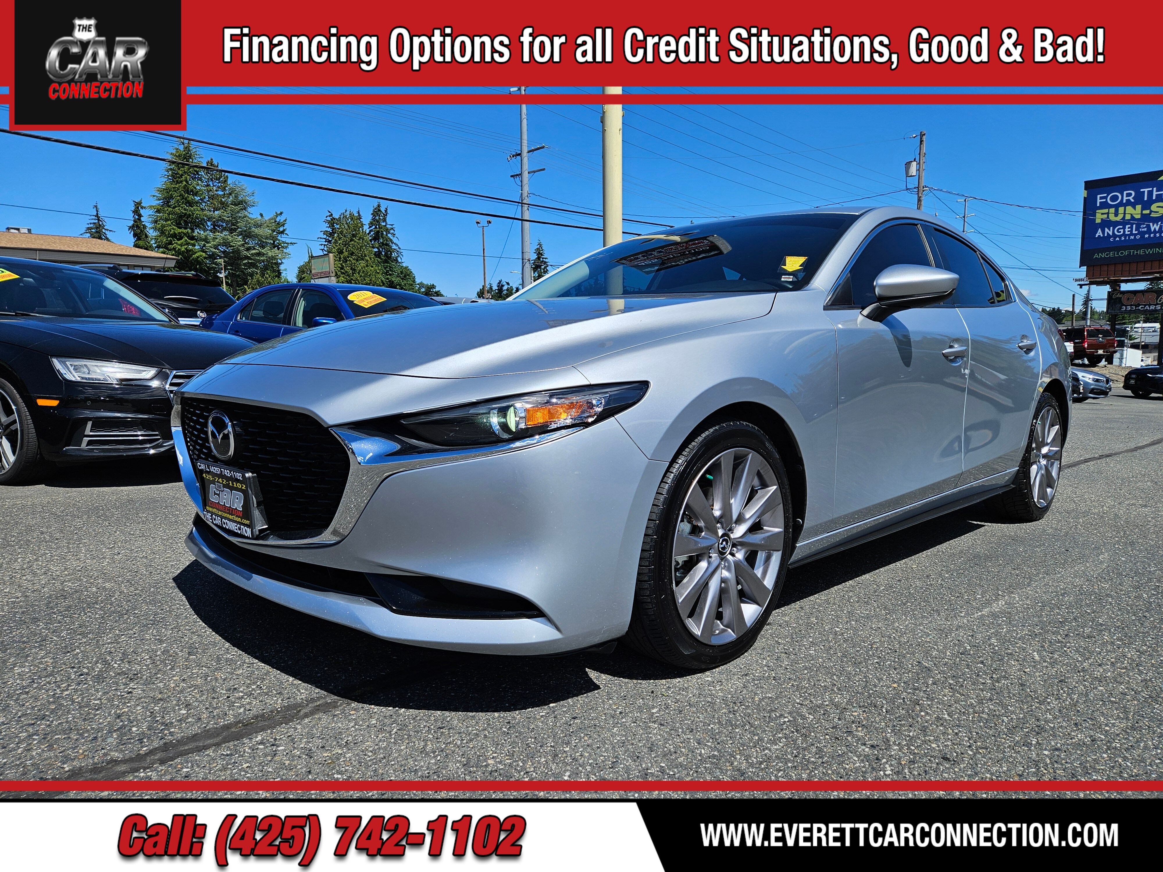 Sonic Silver Metallic 2019 Mazda MAZDA3 Select Sedan FWD Sedan Front-Wheel Drive 6-Speed Automatic