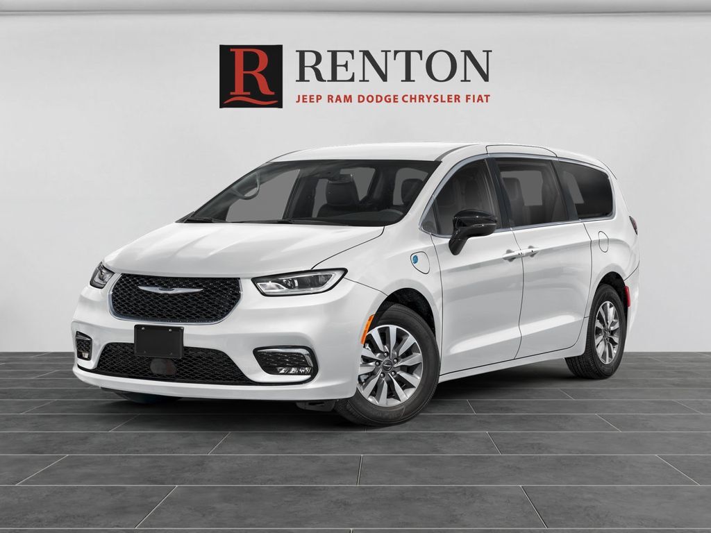 Bright White Clear Coat 2025 Chrysler Pacifica Hybrid Premium S Appearance FWD Minivan Front-Wheel Drive Continuously Variable Transmission