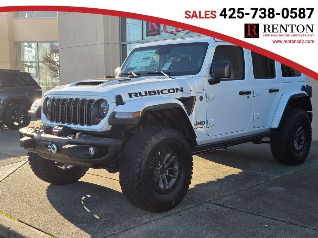 Bright White Clearcoat 2025 Jeep Wrangler Rubicon 392 Final Edition 4WD SUV / Crossover Four-Wheel Drive 8-Speed Automatic