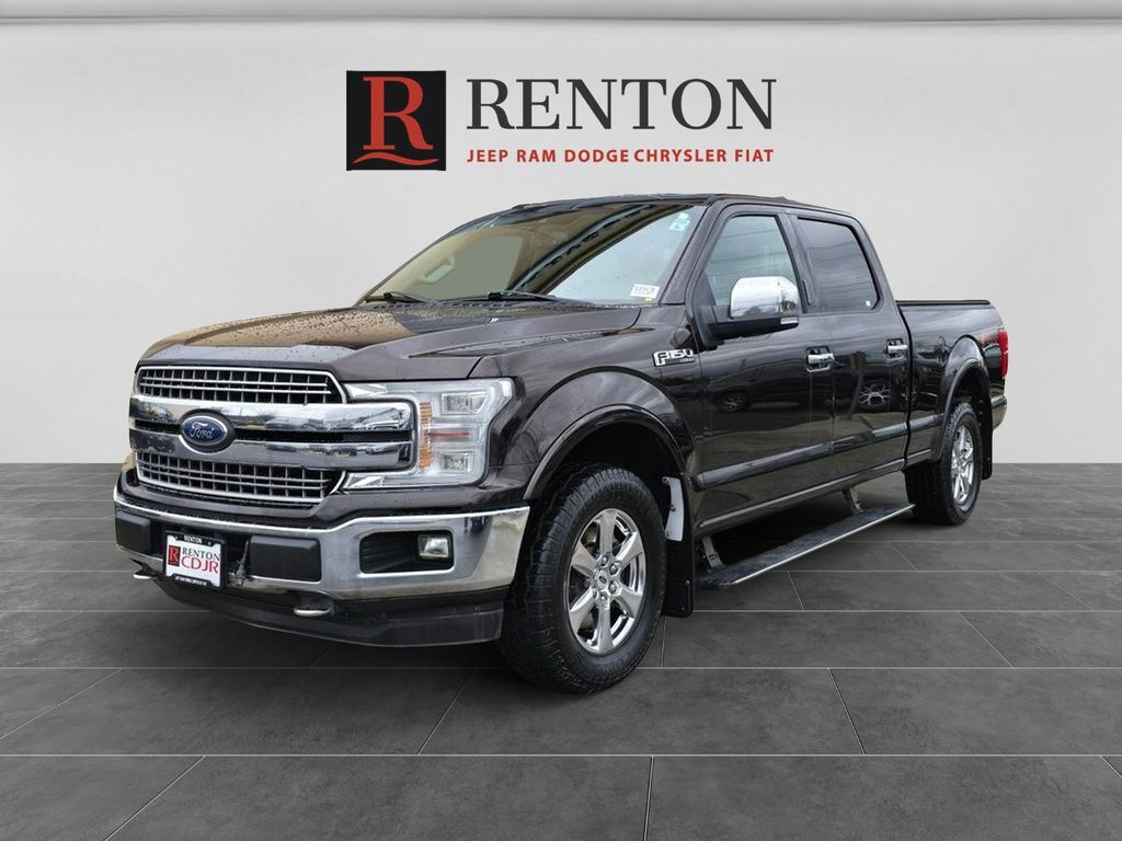Magma Red 2018 Ford F-150 Lariat SuperCrew LB 4WD Pickup Truck Four-Wheel Drive Automatic
