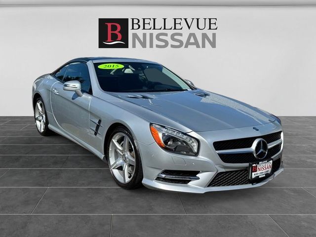 Iridium Silver Metallic 2015 Mercedes-Benz SL-Class SL 400 Convertible Rear-Wheel Drive 7-Speed Automatic