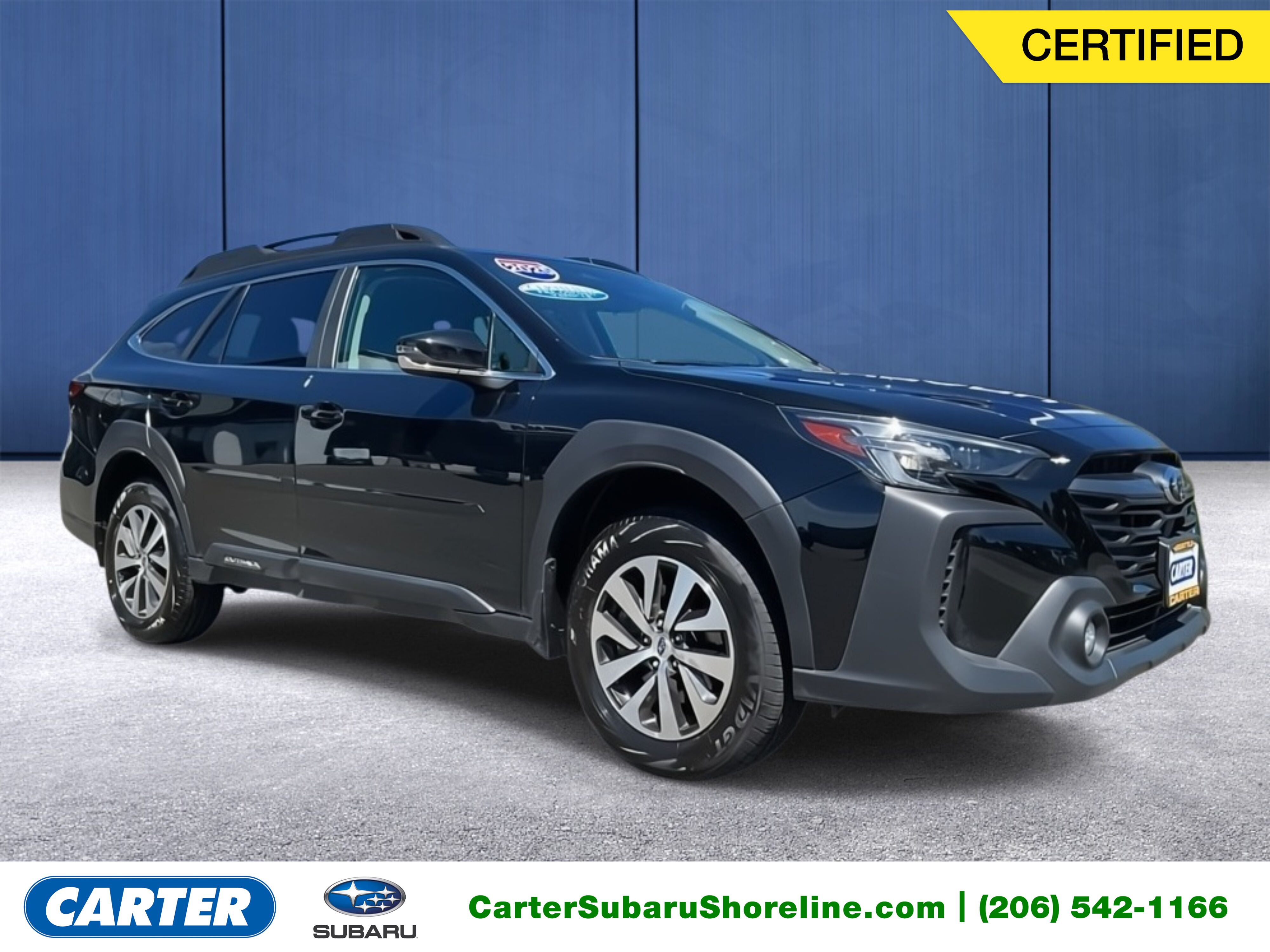 Crystal Black Silica 2025 Subaru Outback Premium AWD SUV / Crossover All-Wheel Drive Continuously Variable Transmission