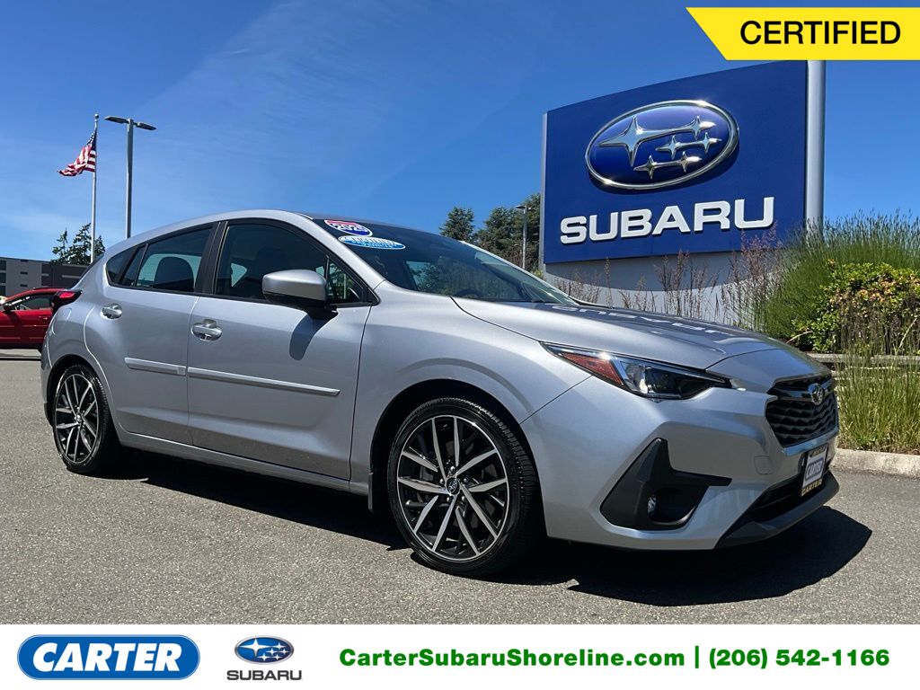 Ice Silver Metallic 2025 Subaru Impreza Sport AWD Wagon All-Wheel Drive Continuously Variable Transmission