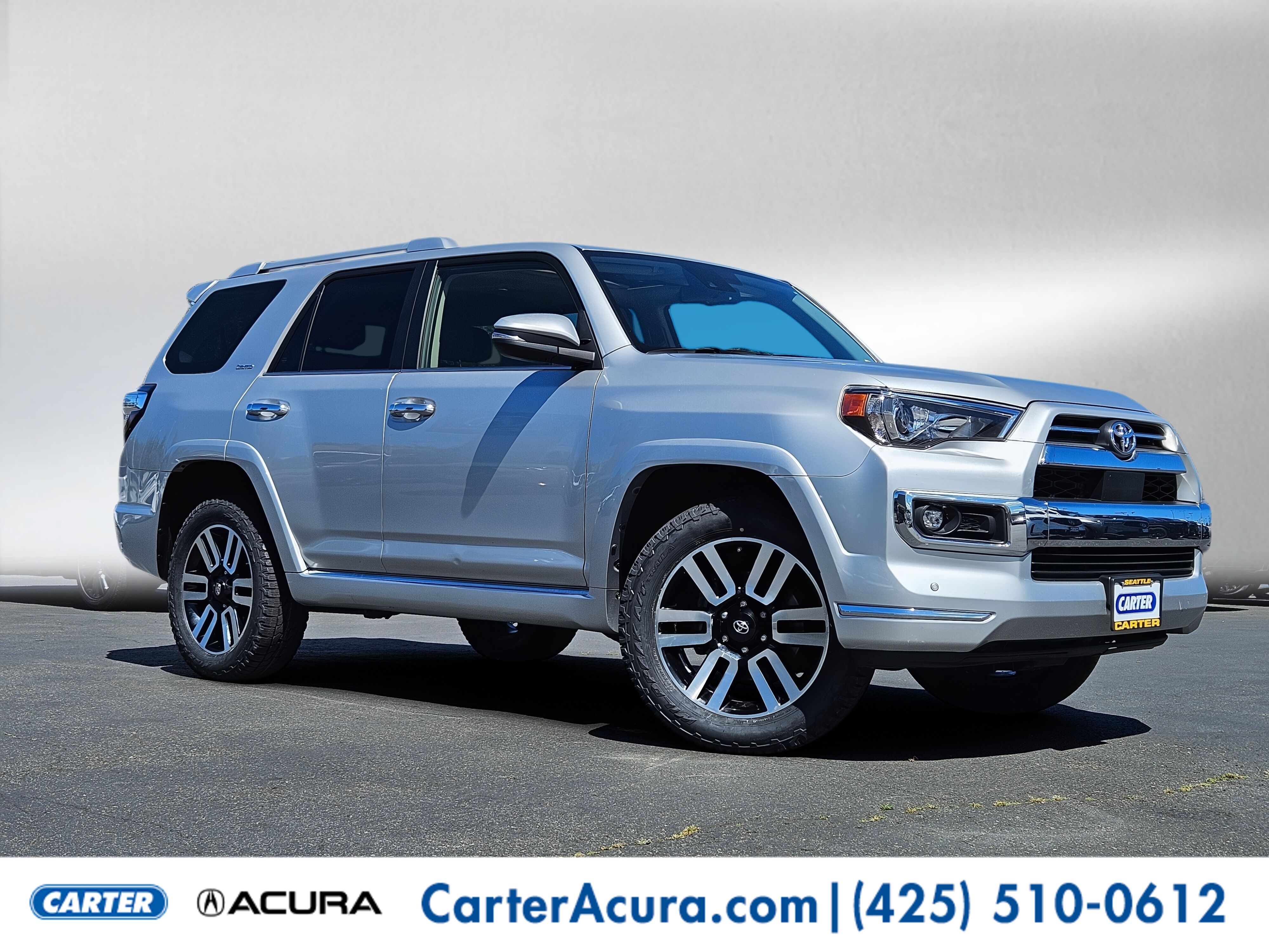 Classic Silver Metallic 2021 Toyota 4Runner Limited 4WD SUV / Crossover All-Wheel Drive 5-Speed Automatic Overdrive