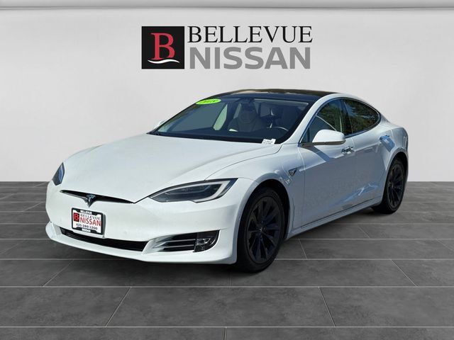 Pearl White Multi-Coat 2018 Tesla Model S 75D AWD Sedan All-Wheel Drive 1-Speed Automatic