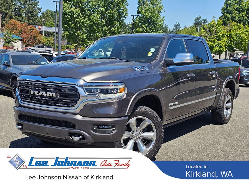 Gray (Granite Crystal Metallic Clearcoat) 2021 RAM 1500 Pickup Truck Four-Wheel Drive 8-Speed Automatic