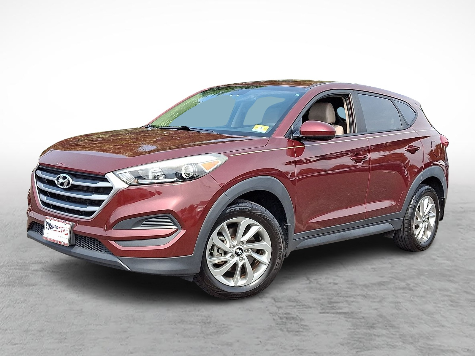 Red (Ruby Wine) 2017 Hyundai Tucson SUV / Crossover Front-Wheel Drive 6-Speed Automatic