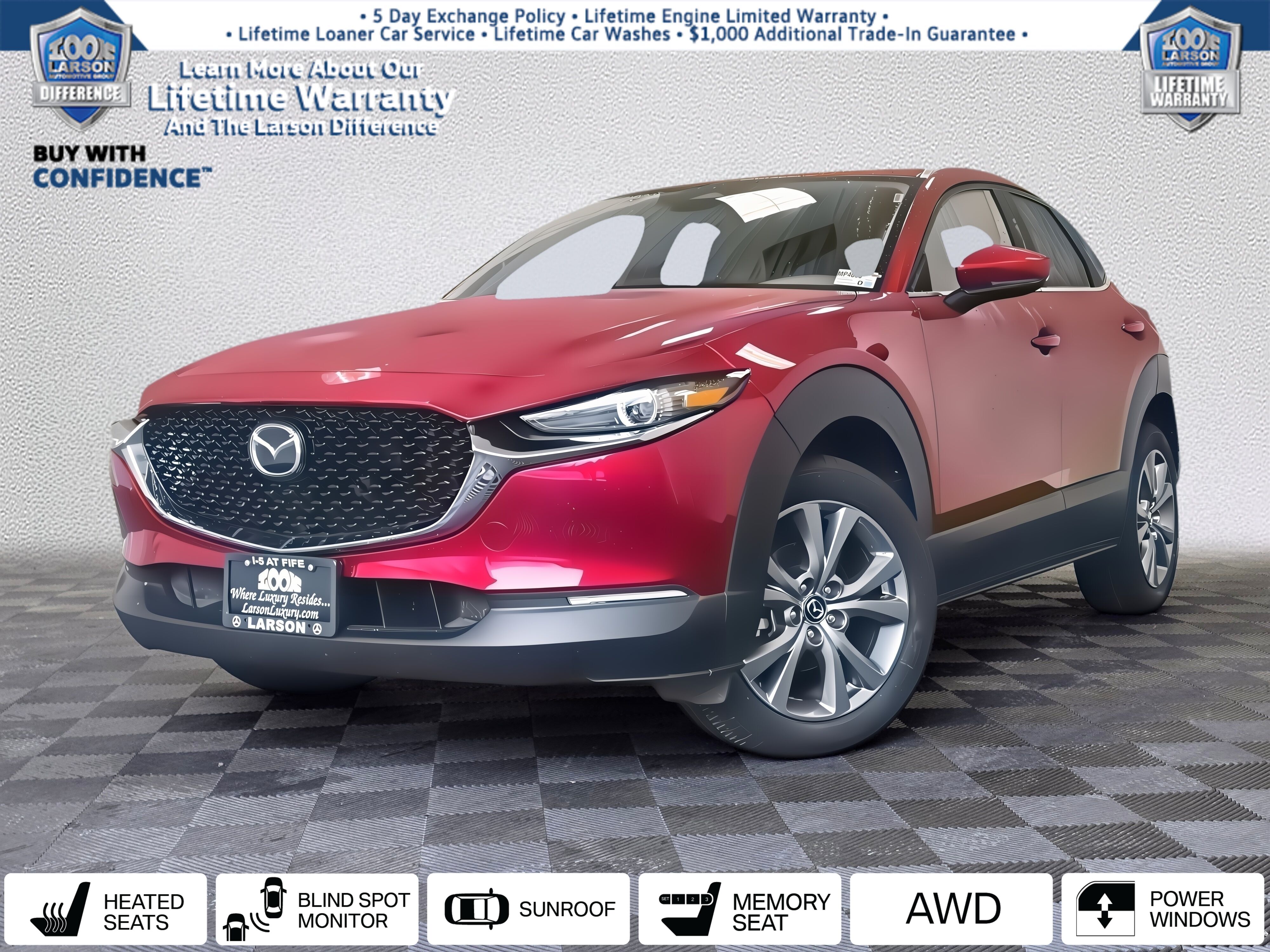 Soul Red Crystal Metallic 2025 Mazda CX-30 SUV / Crossover All-Wheel Drive 6-Speed Automatic