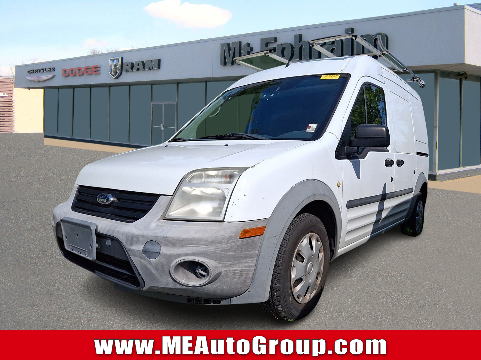 Frozen White - Z2 2013 Ford Transit Connect Van Front-Wheel Drive 4-Speed Automatic Overdrive