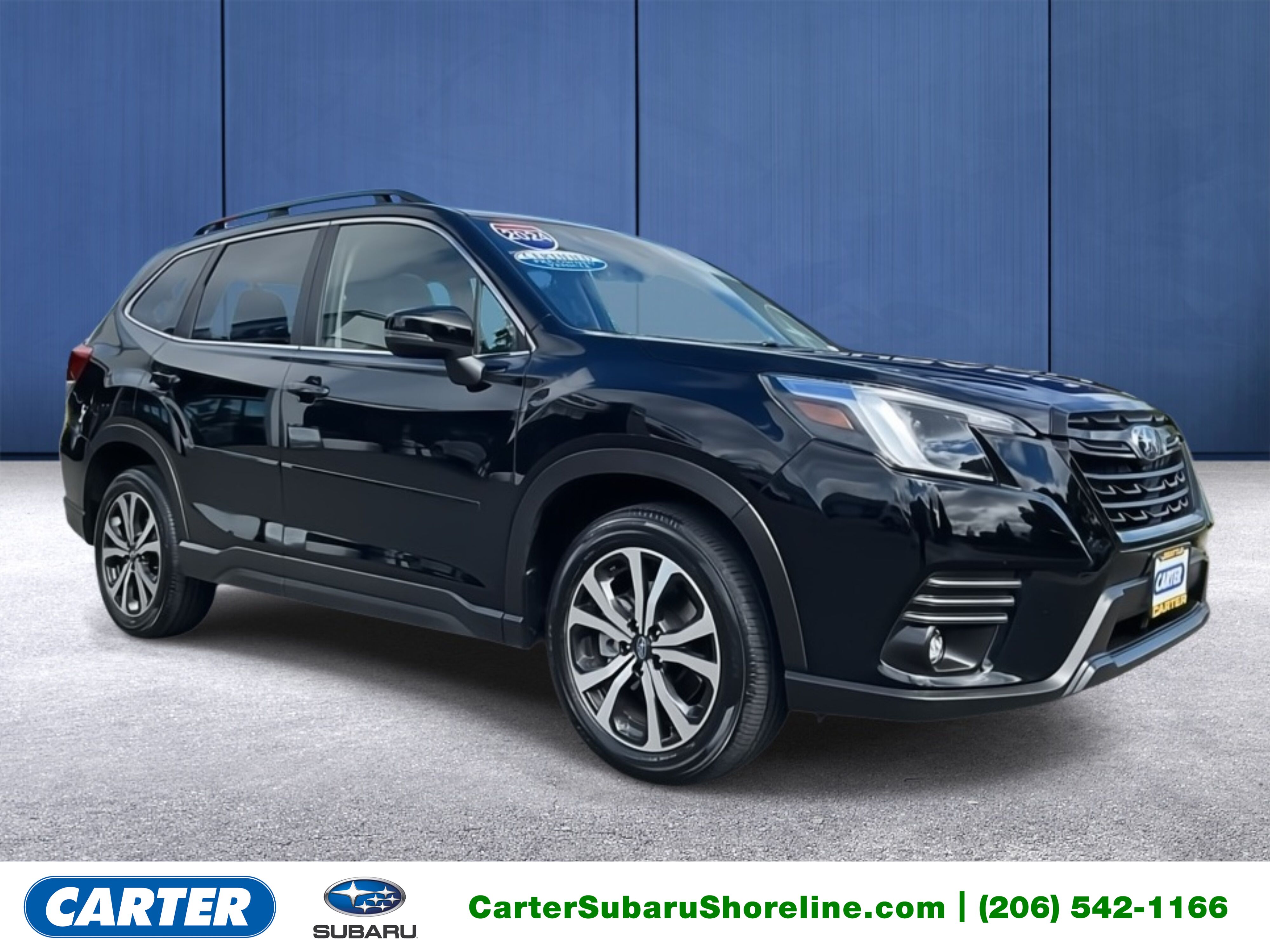 Crystal Black Silica 2024 Subaru Forester SUV / Crossover All-Wheel Drive Continuously Variable Transmission