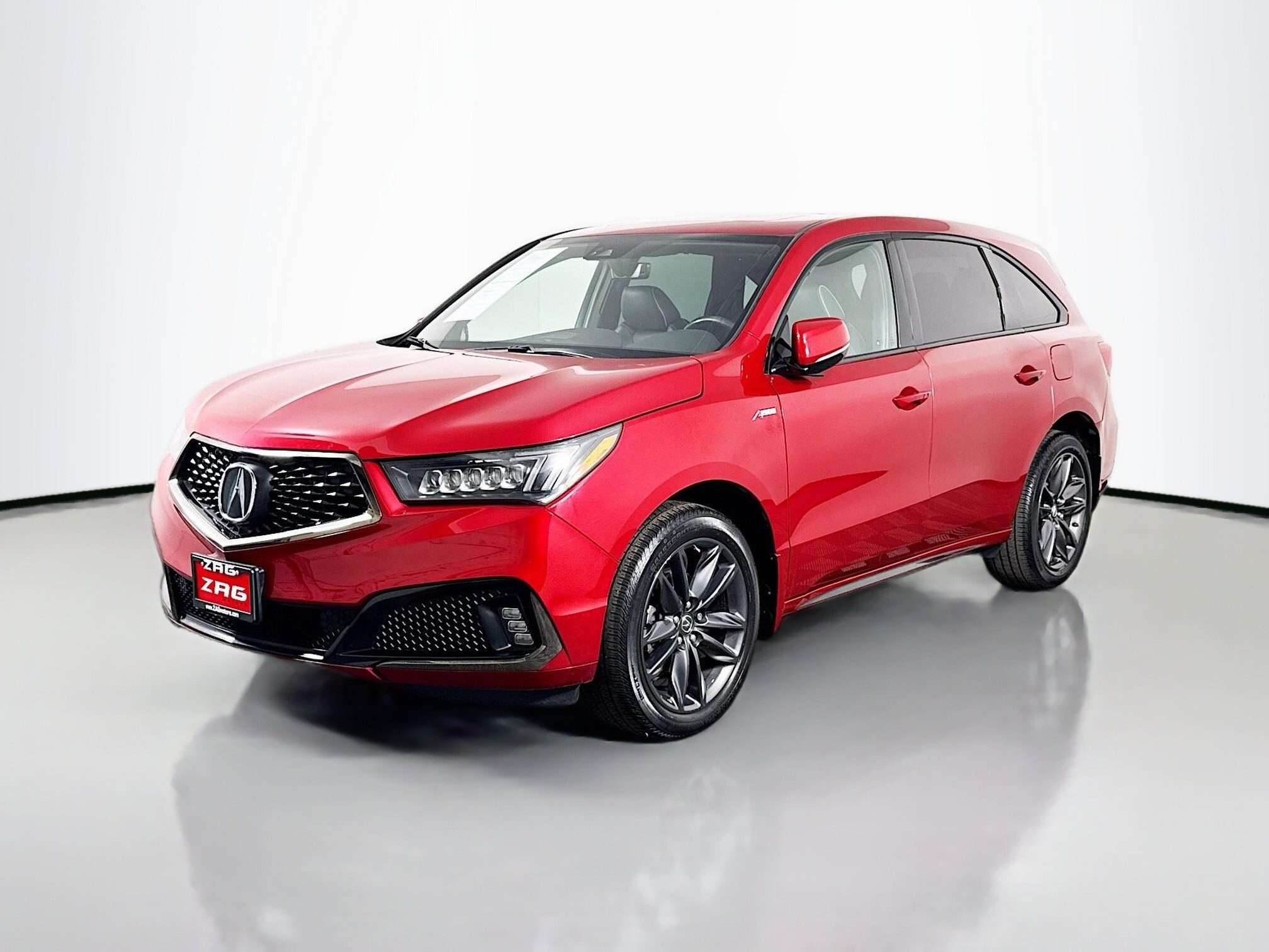 Performance Red Pearl 2019 Acura MDX SUV / Crossover All-Wheel Drive 9-Speed Automatic