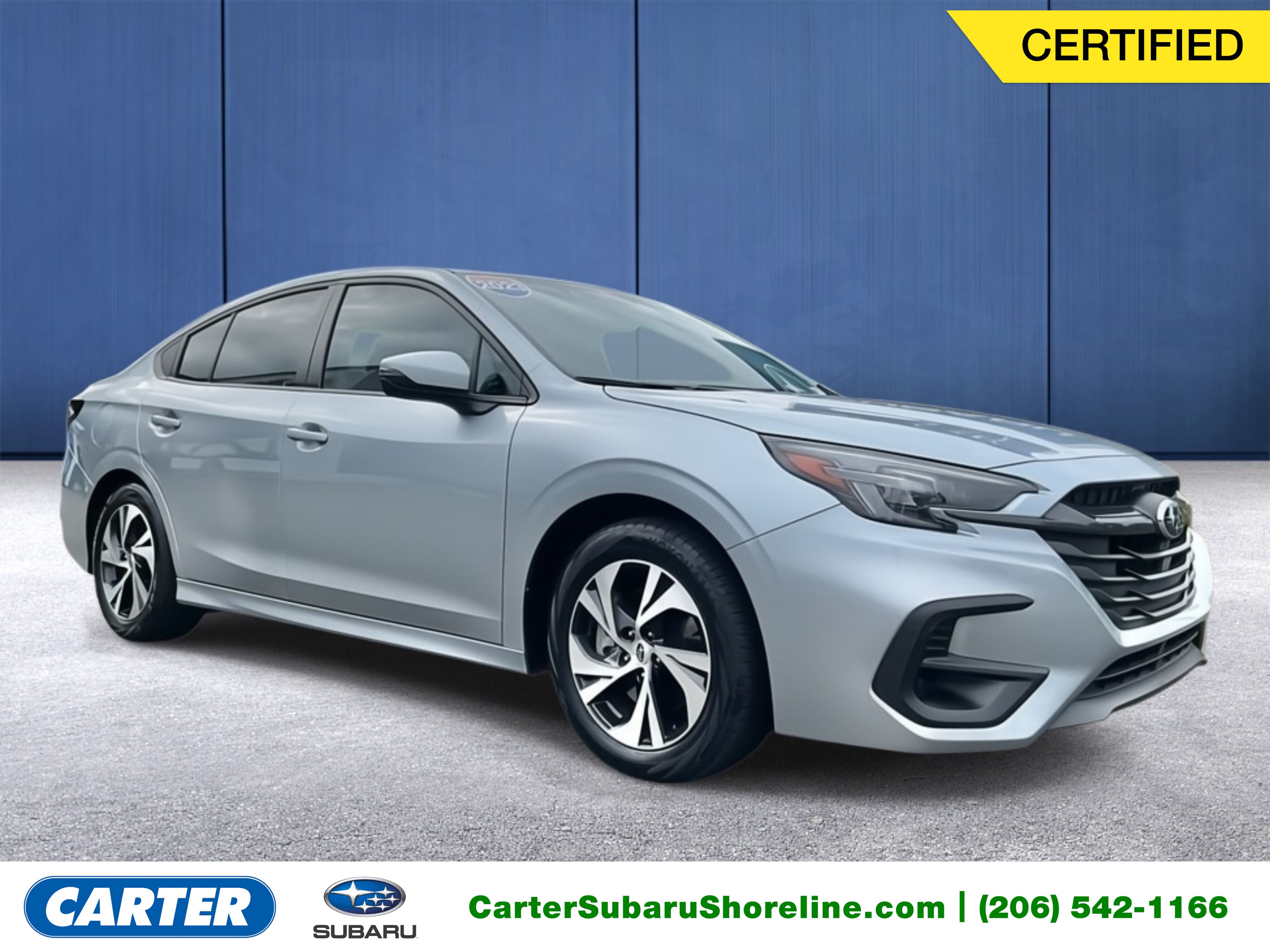 Ice Silver Metallic 2023 Subaru Legacy Sedan All-Wheel Drive Continuously Variable Transmission