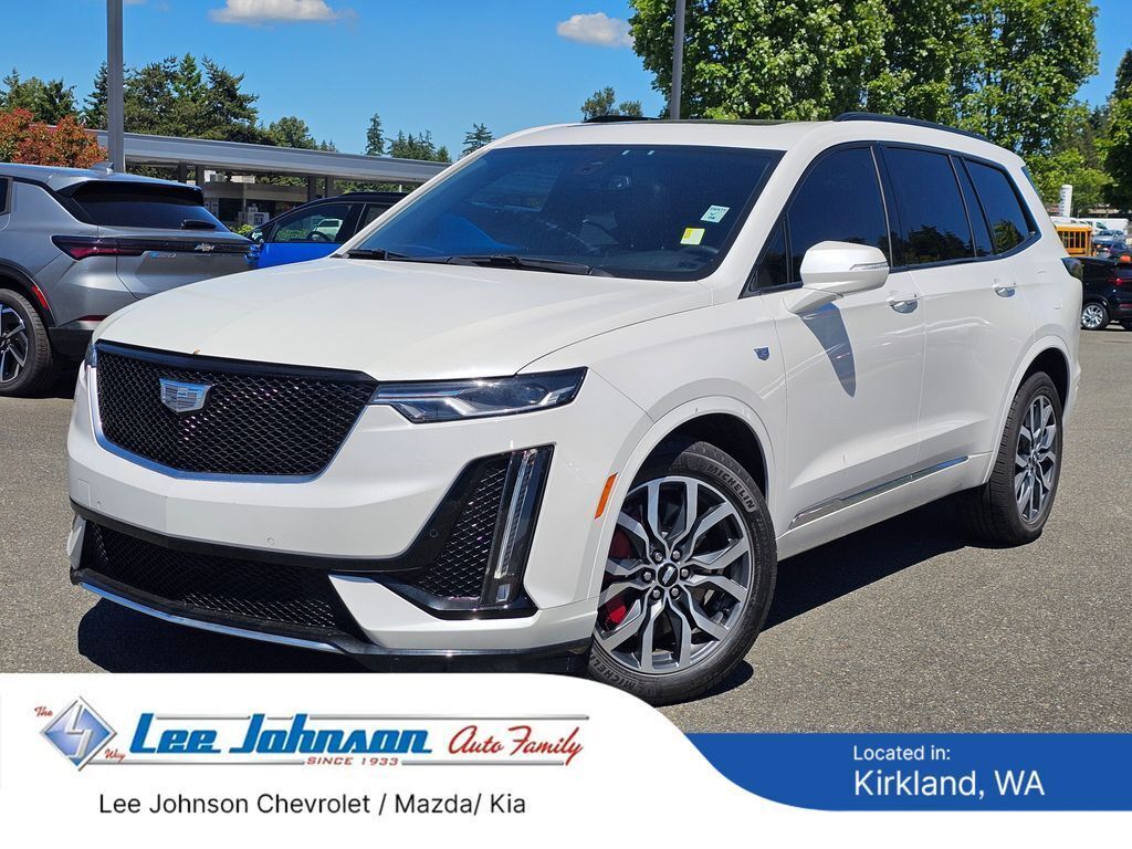 Crystal White Tricoat 2022 Cadillac XT6 SUV / Crossover Four-Wheel Drive 9-Speed Automatic