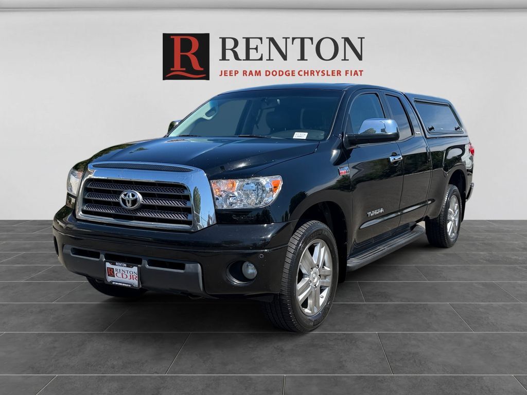 Black 2008 Toyota Tundra Pickup Truck Four-Wheel Drive 6-Speed Automatic