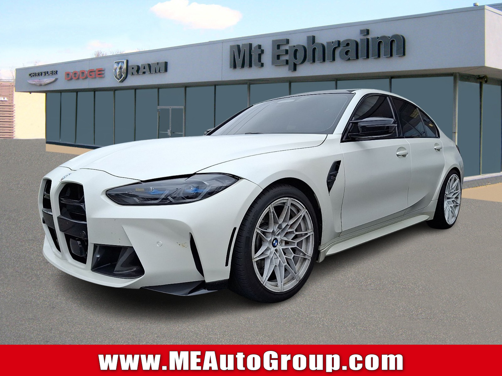 Frozen Brilliant White Metallic 2022 BMW M3 Sedan All-Wheel Drive 8-Speed Automatic