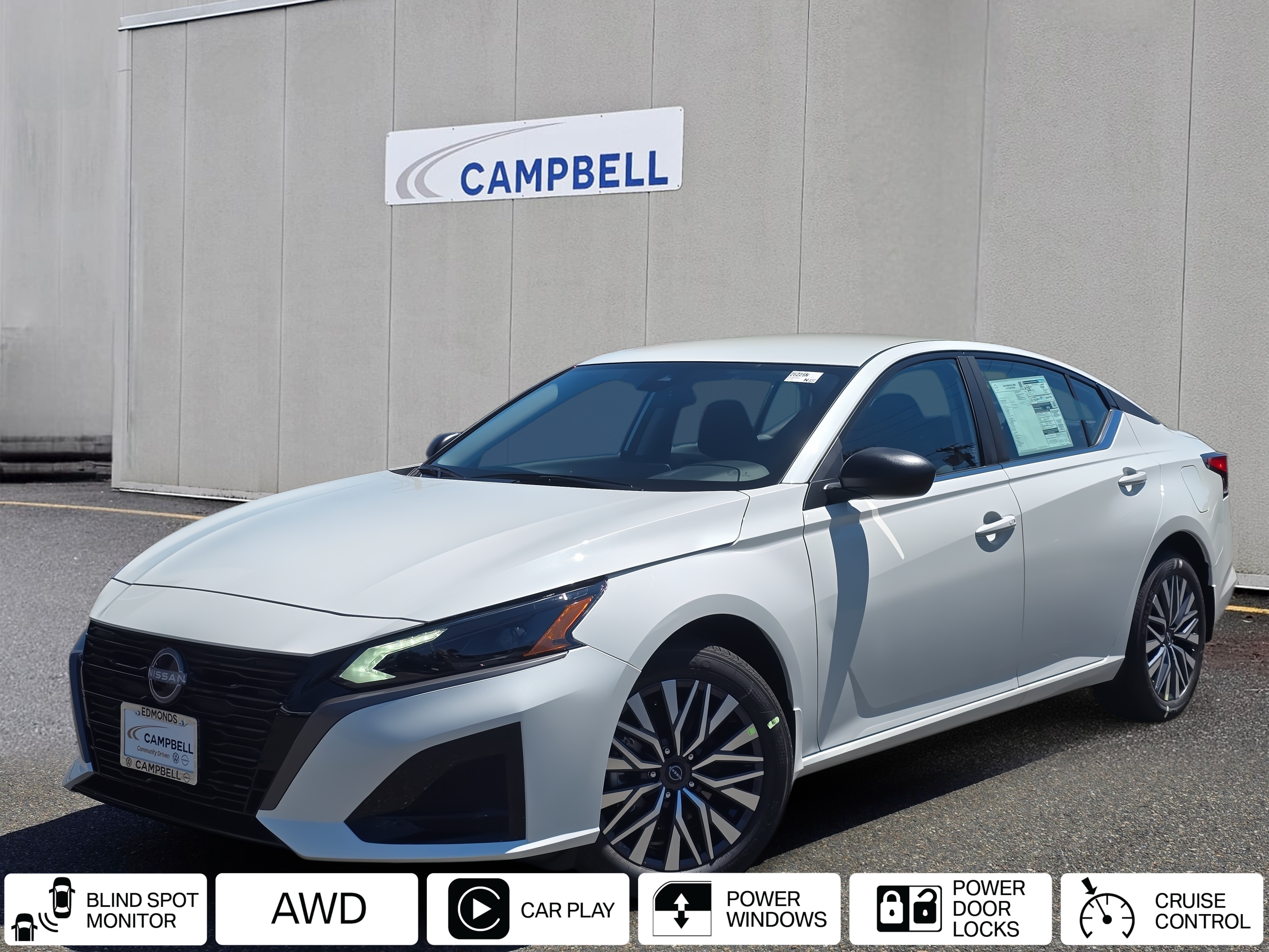 2026 Nissan Altima Sedan All-Wheel Drive Continuously Variable Transmission