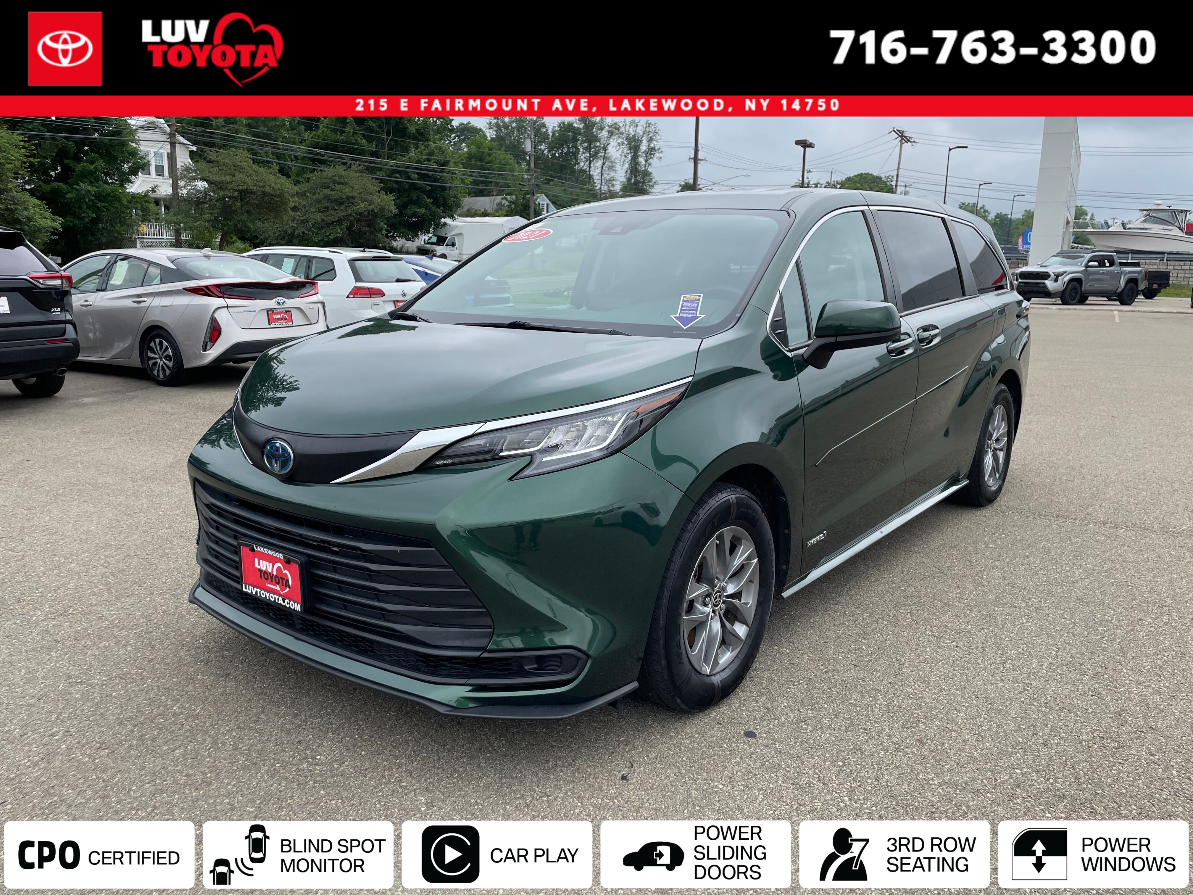 2021 Toyota Sienna LE 8-Passenger AWD