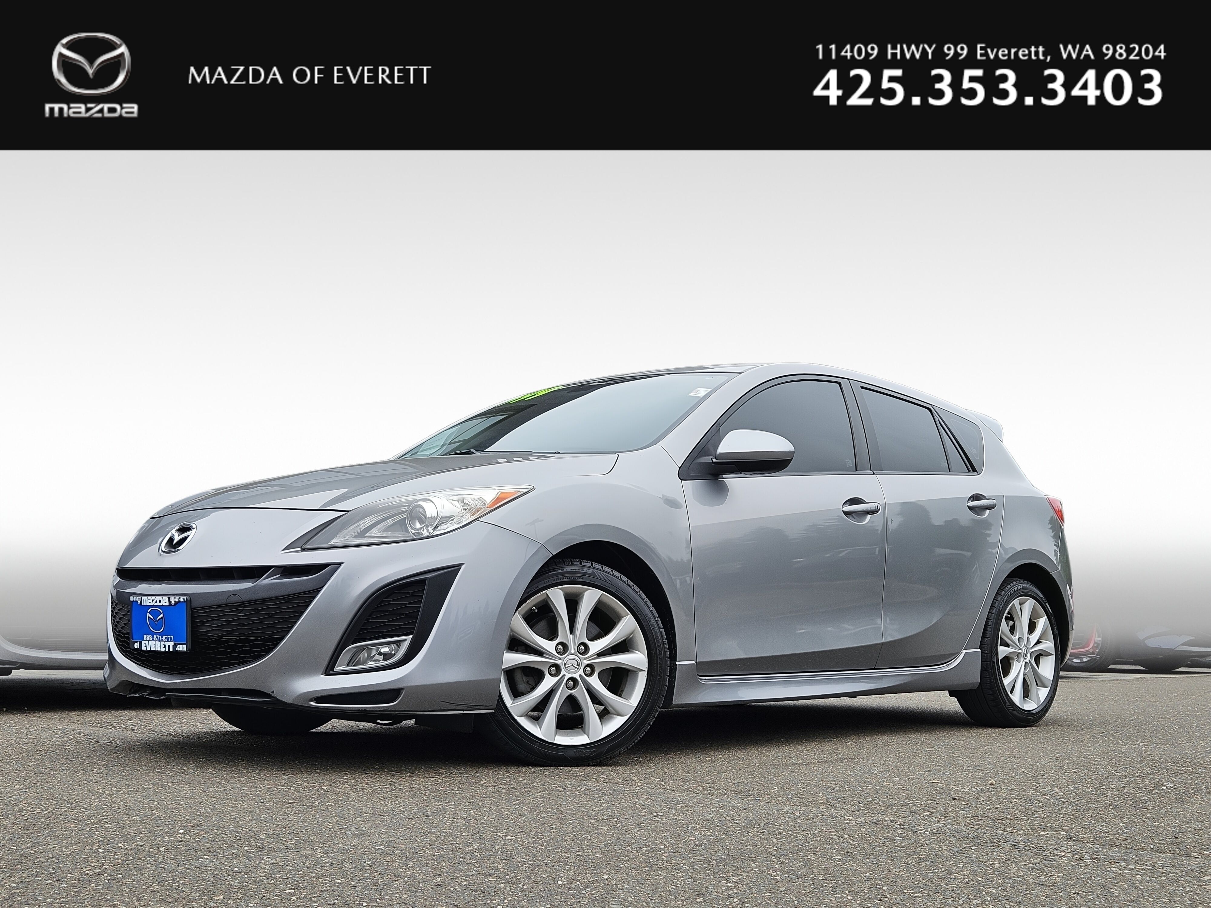 Liquid Silver Metallic 2010 Mazda MAZDA3 Hatchback Front-Wheel Drive 5-Speed Automatic