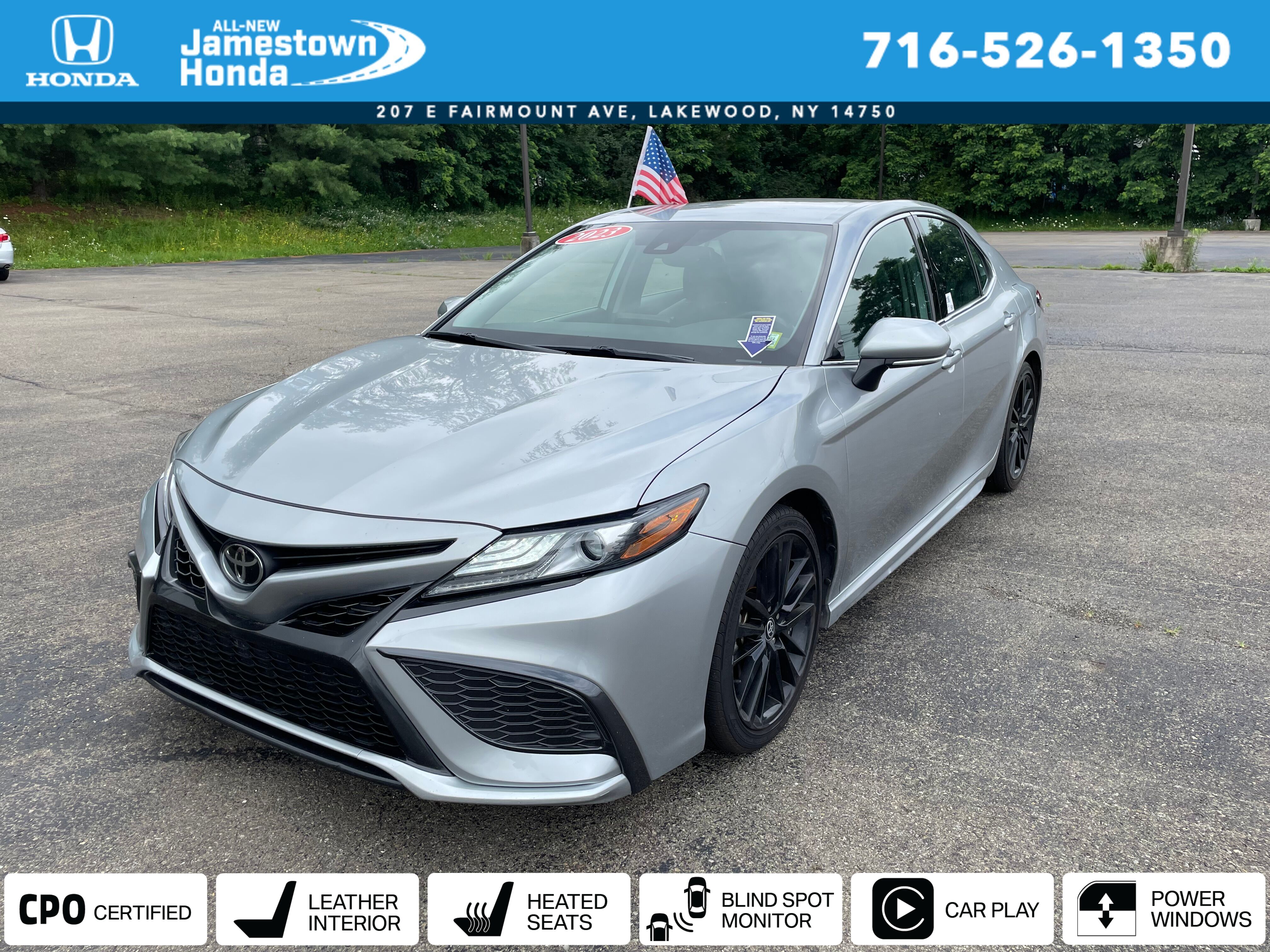 Silver 2023 Toyota Camry Sedan Front-Wheel Drive 8-Speed Automatic