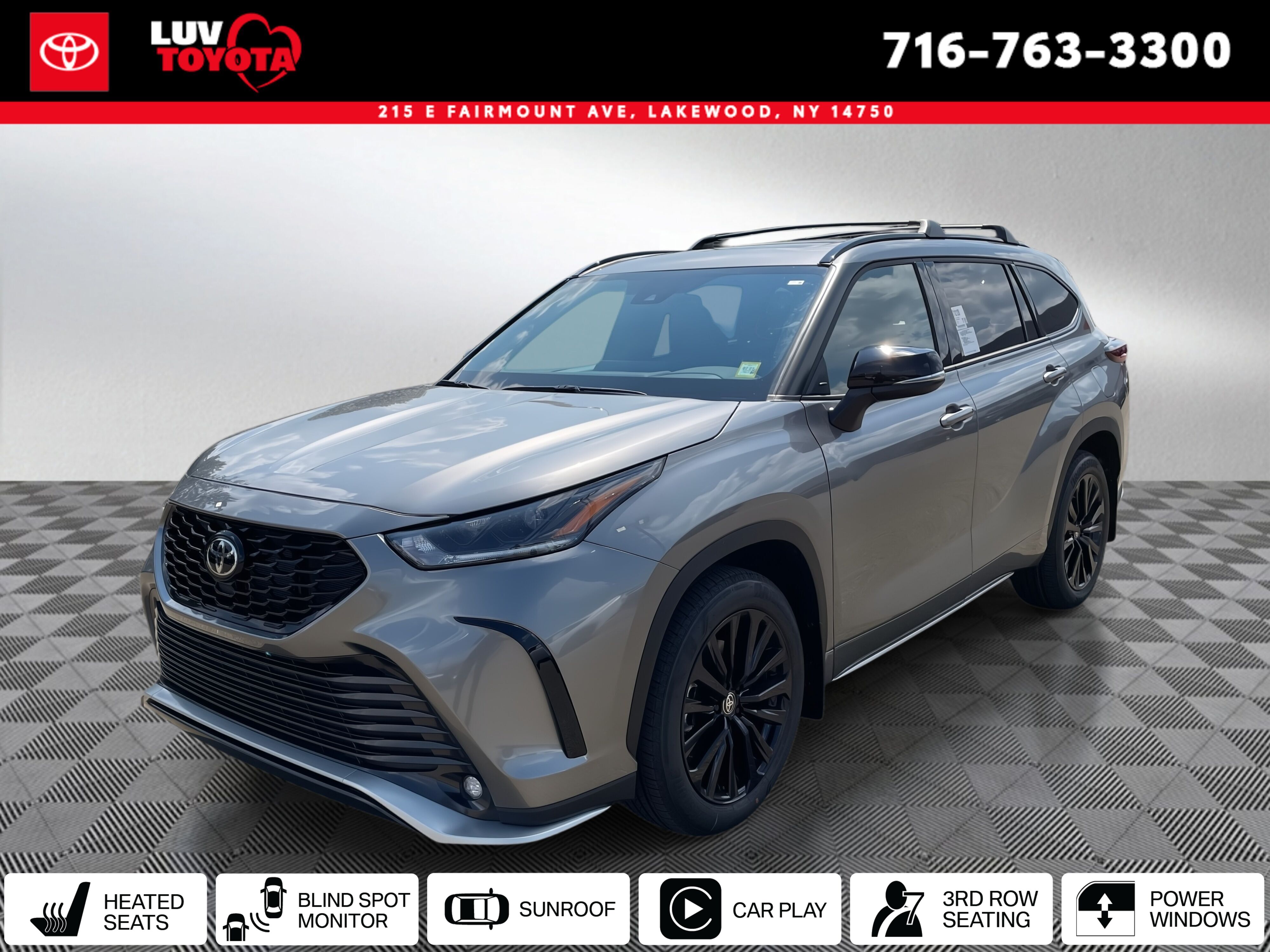 Heavy Metal 2026 Toyota Highlander SUV / Crossover All-Wheel Drive 8-Speed Dual Clutch