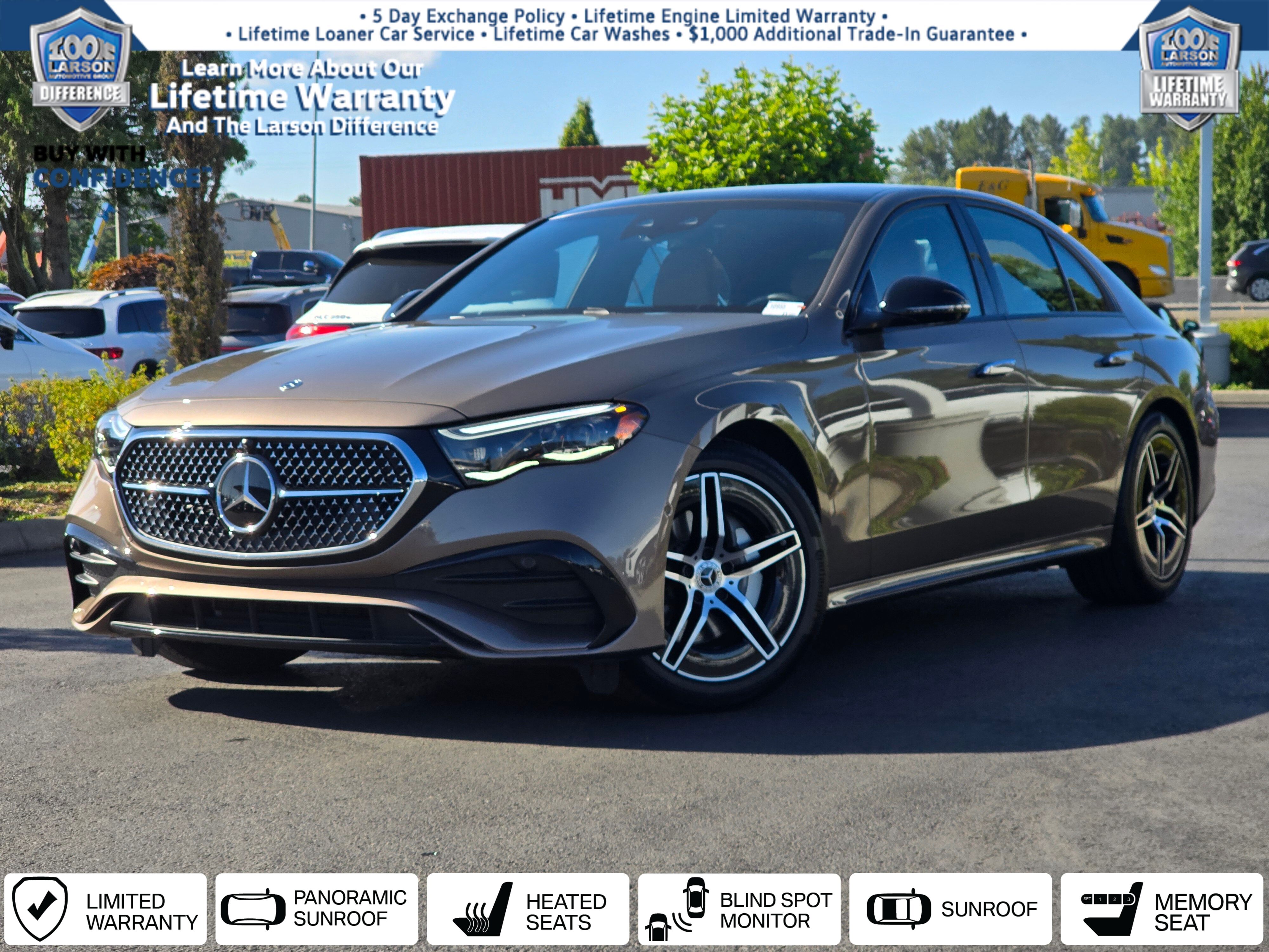 Brown 2026 Mercedes-Benz E-Class Sedan All-Wheel Drive 9-Speed Automatic