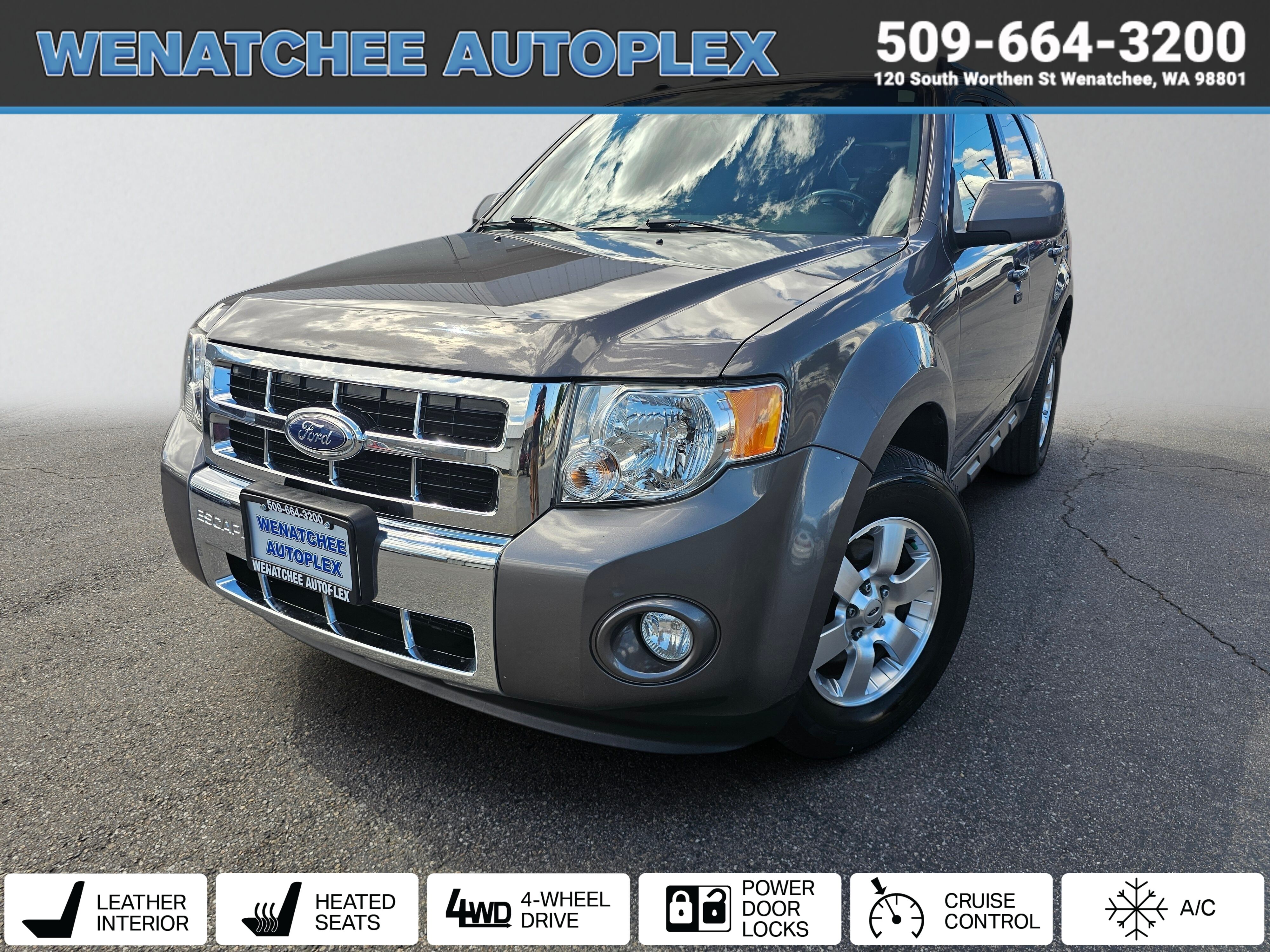 Gray 2011 Ford Escape SUV / Crossover All-Wheel Drive 6-Speed Automatic