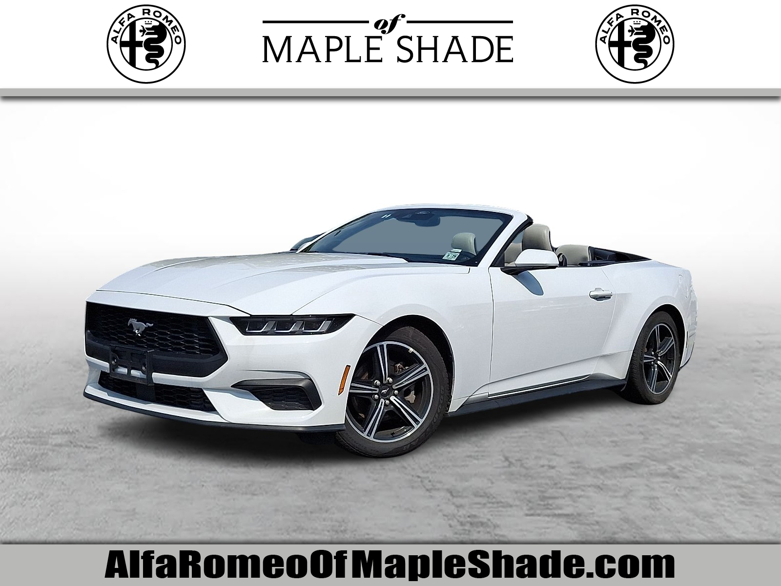 Oxford White - YZ 2024 Ford Mustang Convertible Rear-Wheel Drive Automatic