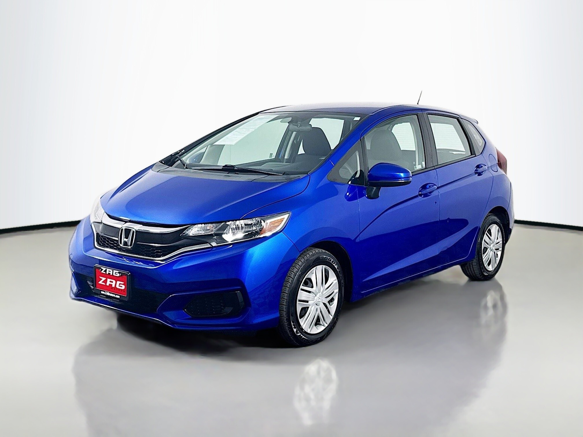 Blue 2020 Honda Fit Hatchback Front-Wheel Drive Continuously Variable Transmission