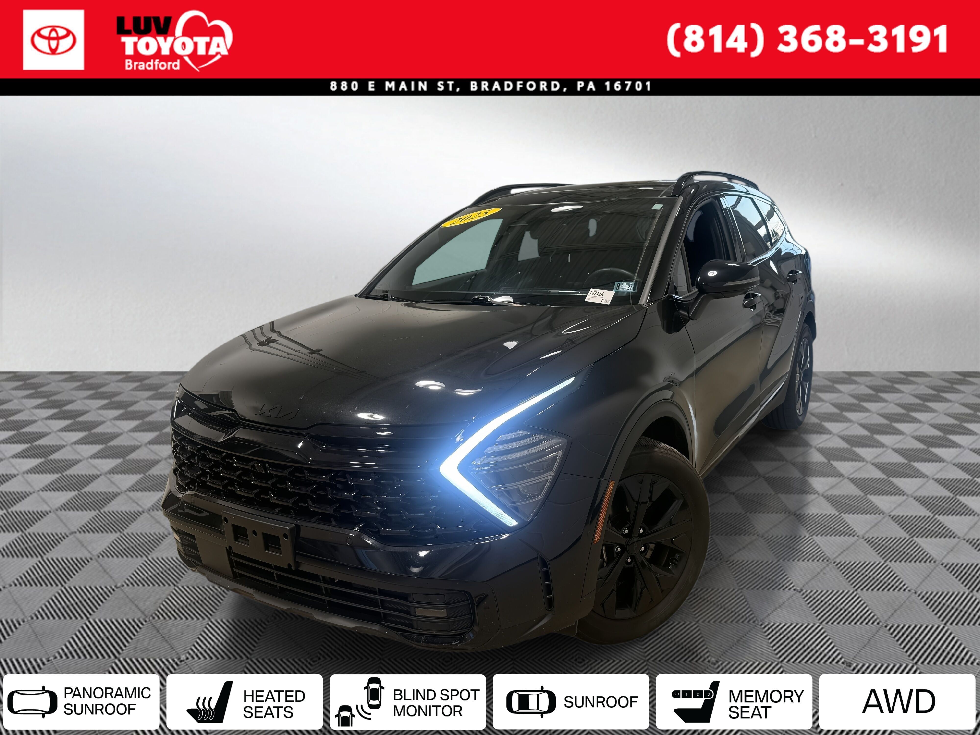 Fusion Black 2025 Kia Sportage Hybrid Plug-In SUV / Crossover All-Wheel Drive 6-Speed Automatic