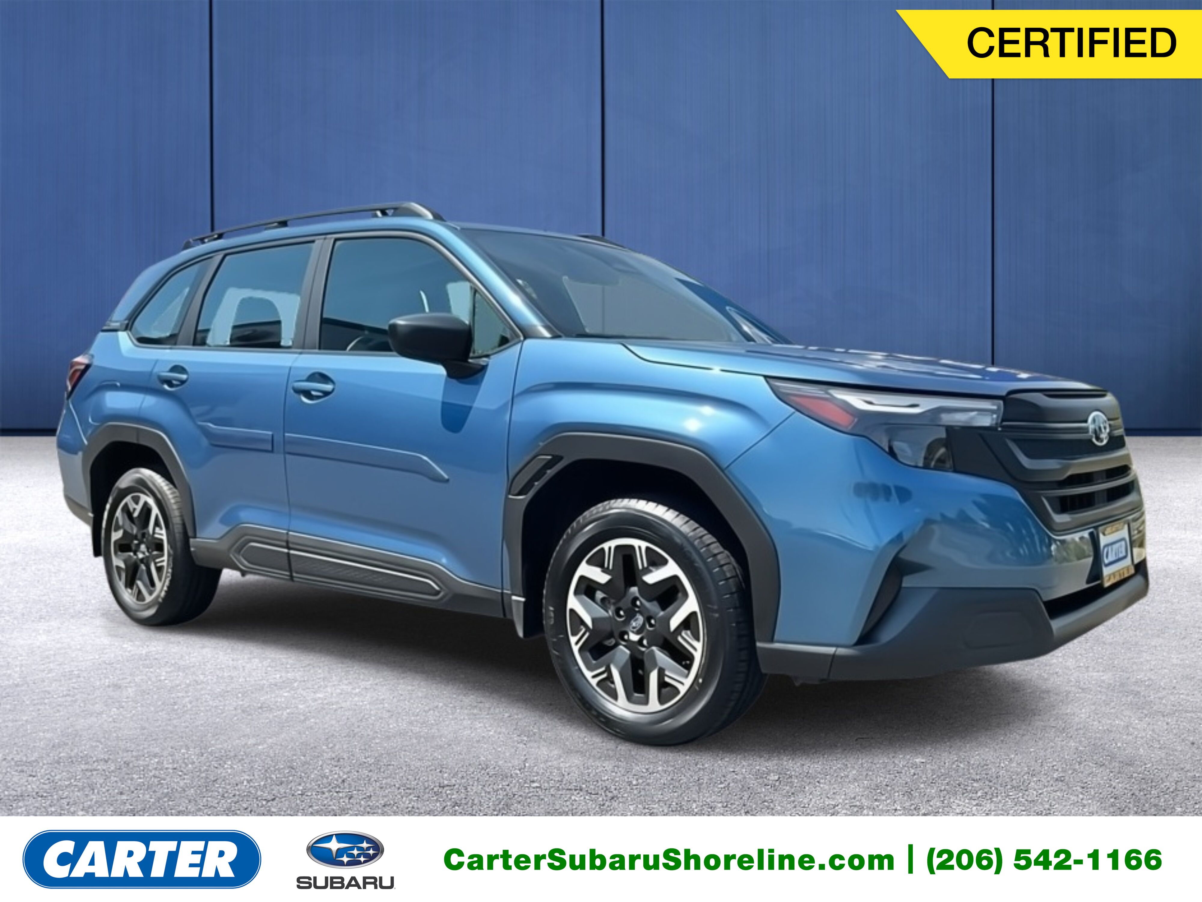Horizon Blue Pearl 2025 Subaru Forester SUV / Crossover All-Wheel Drive Continuously Variable Transmission