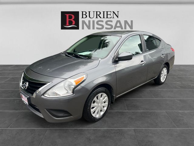 Gray (Gun Metallic) 2019 Nissan Versa Sedan Front-Wheel Drive Continuously Variable Transmission