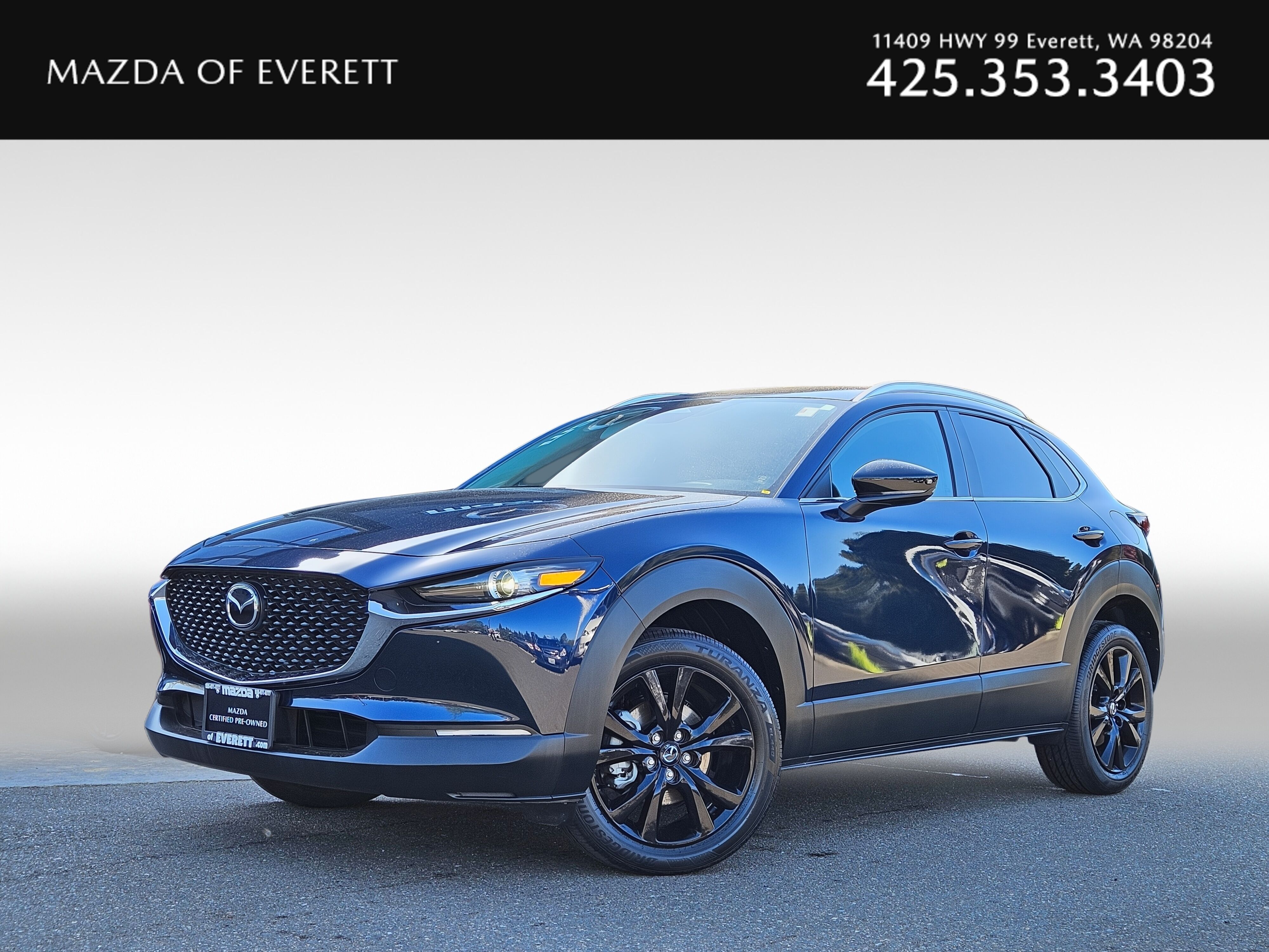 Deep Crystal Blue Mica 2025 Mazda CX-30 SUV / Crossover All-Wheel Drive 6-Speed Automatic