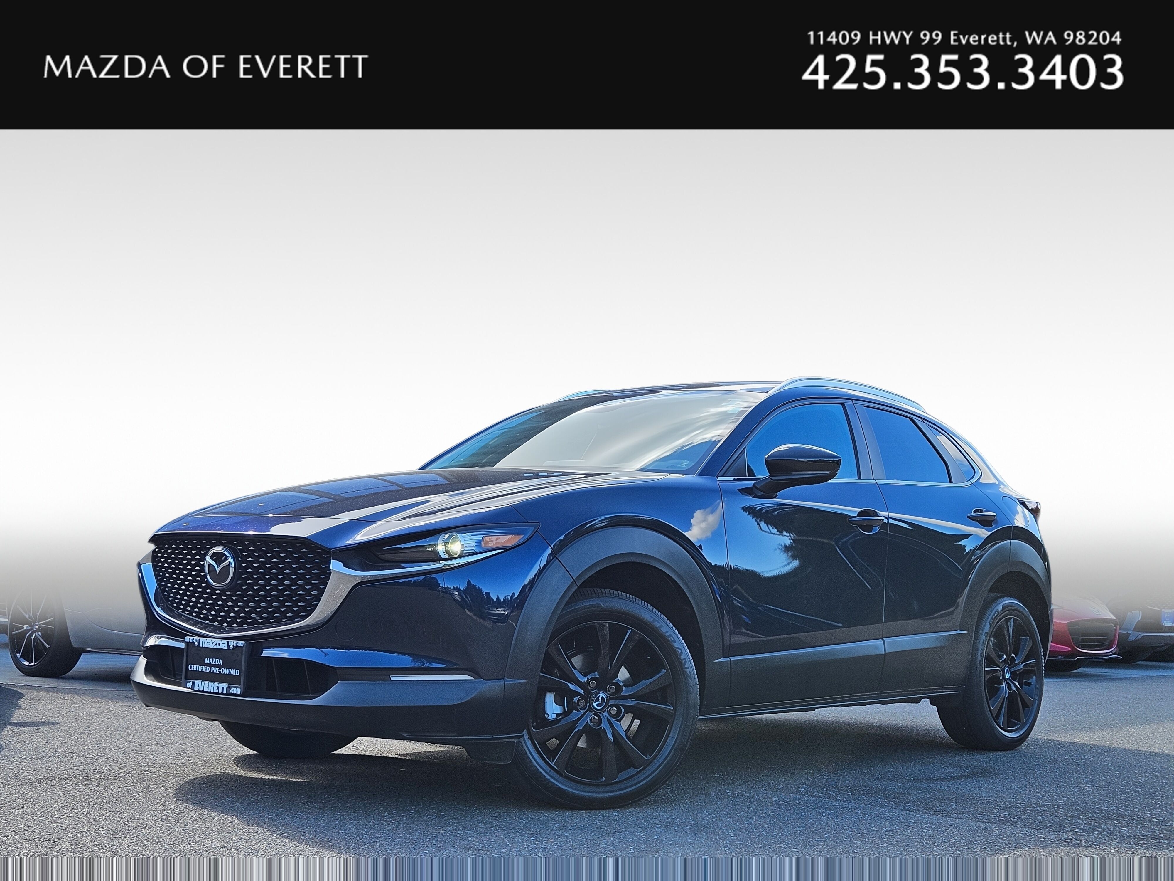 Deep Crystal Blue Mica 2025 Mazda CX-30 SUV / Crossover All-Wheel Drive 6-Speed Automatic