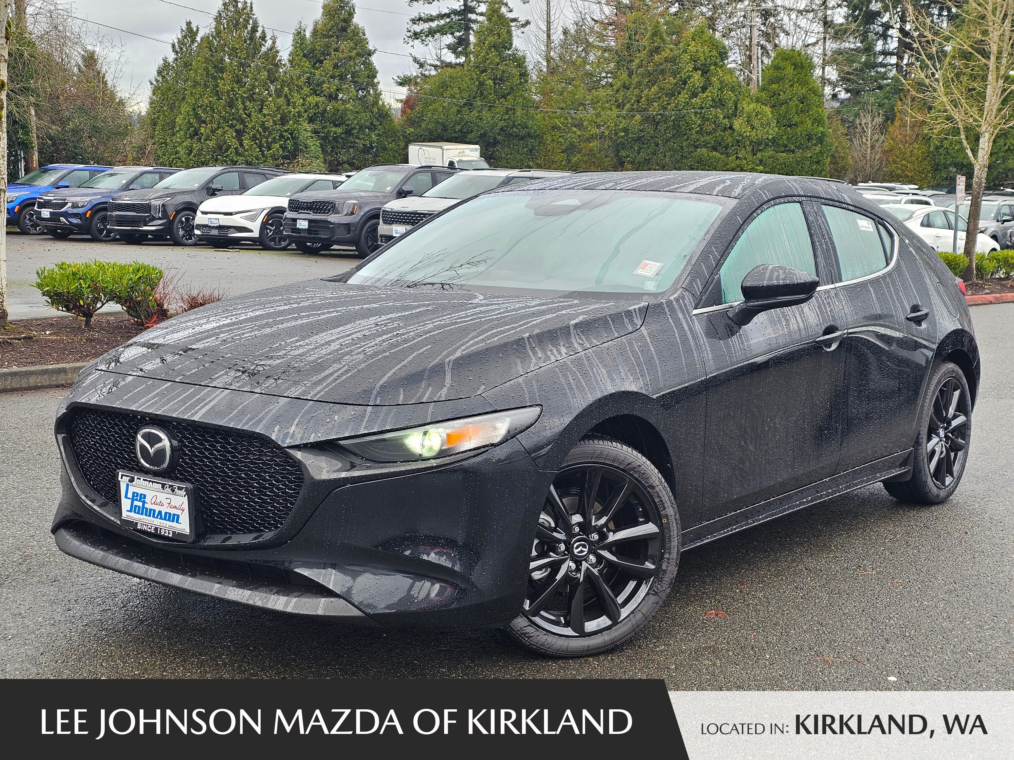 Jet Black Mica 2026 Mazda MAZDA3 Hatchback Front-Wheel Drive 6-Speed Automatic