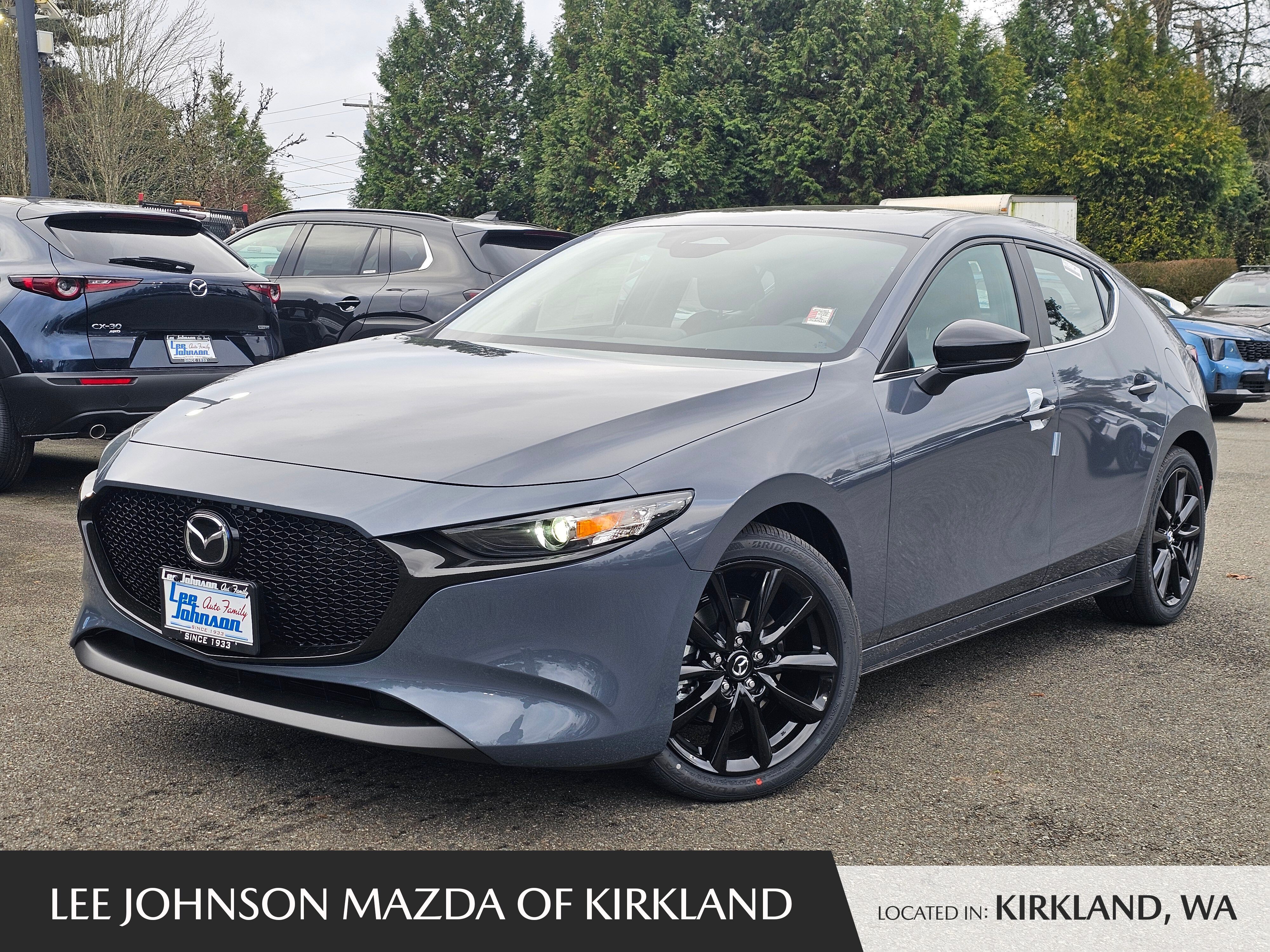 Polymetal Gray Metallic 2026 Mazda MAZDA3 Hatchback All-Wheel Drive 6-Speed Automatic