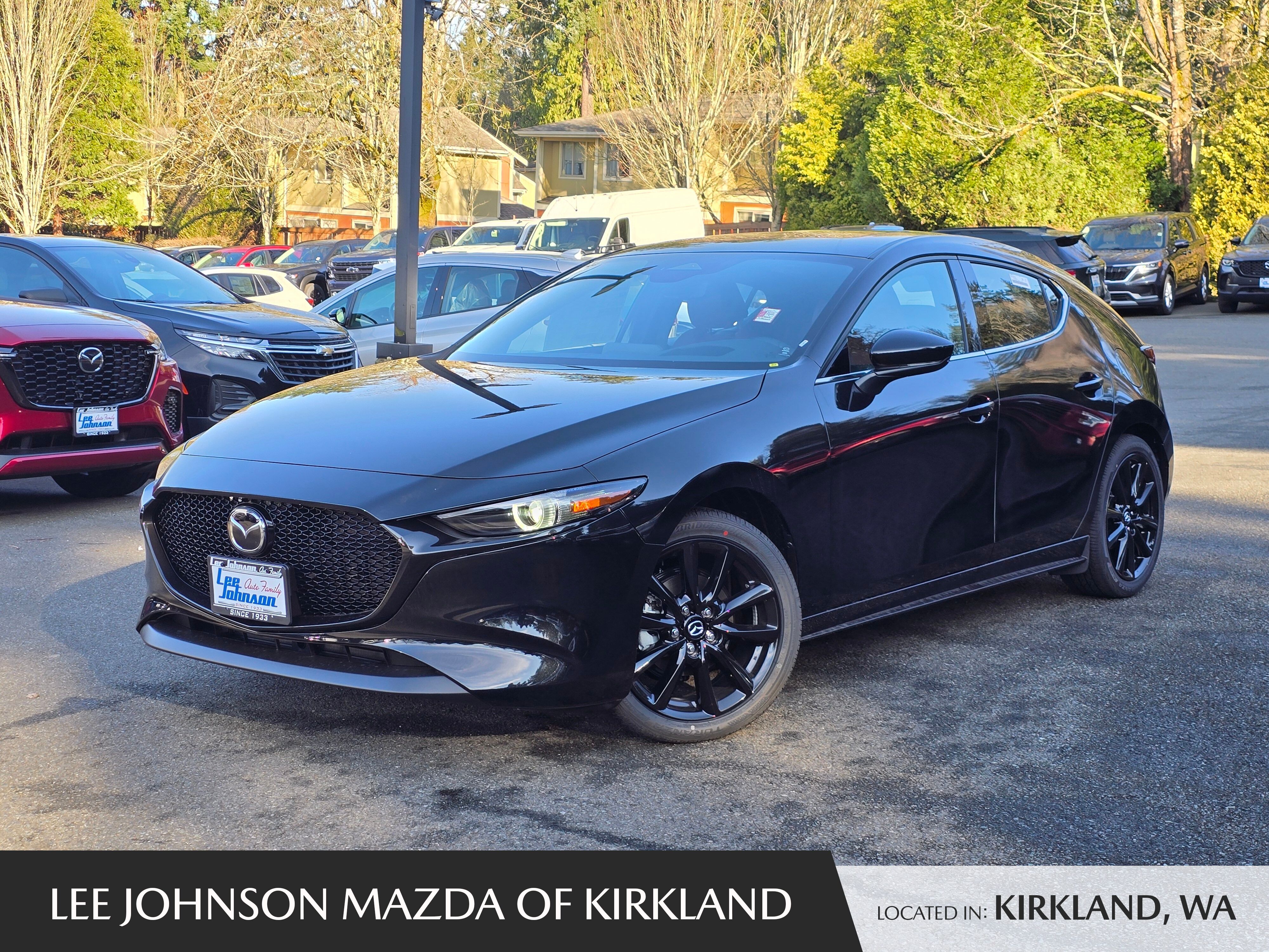 Jet Black Mica 2026 Mazda MAZDA3 Hatchback Front-Wheel Drive 6-Speed Manual