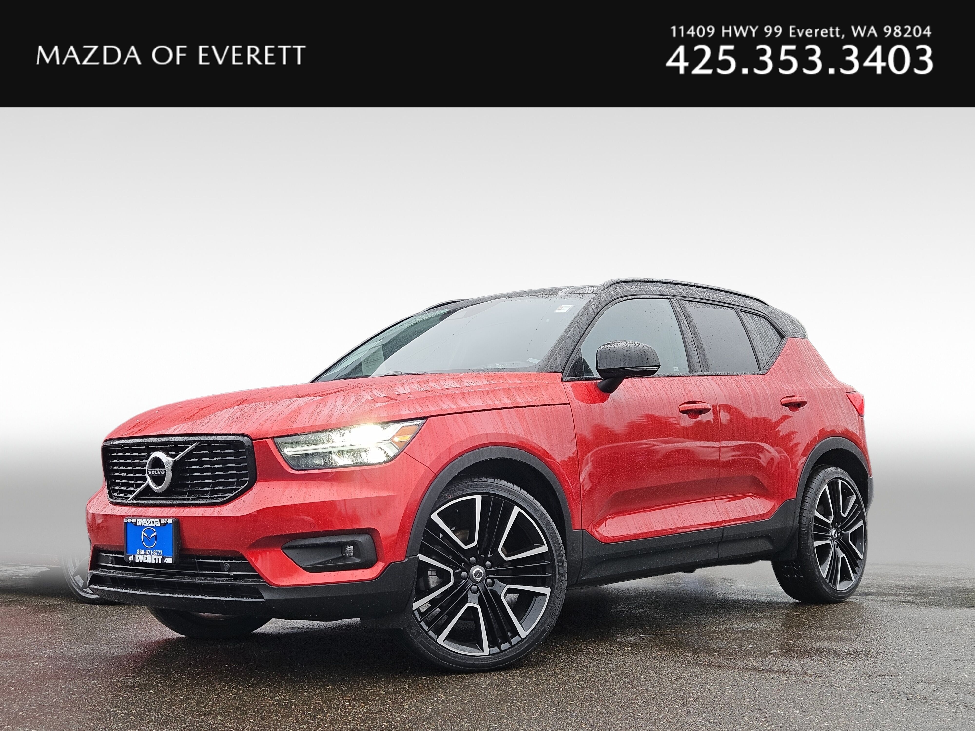 Fusion Red Metallic 2020 Volvo XC40 SUV / Crossover All-Wheel Drive 8-Speed Automatic