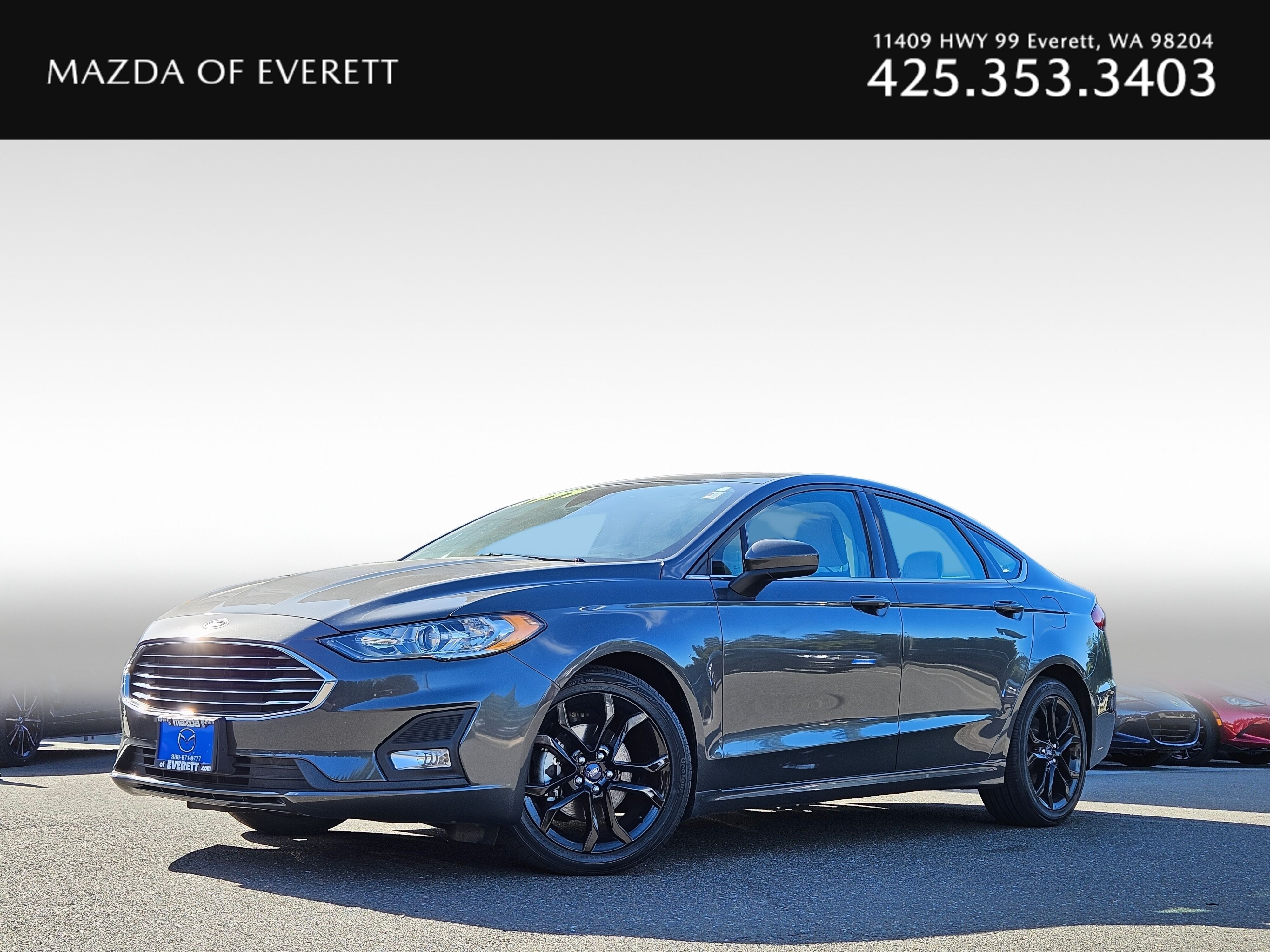 Gray (Magnetic) 2019 Ford Fusion Sedan Front-Wheel Drive 6-Speed Automatic