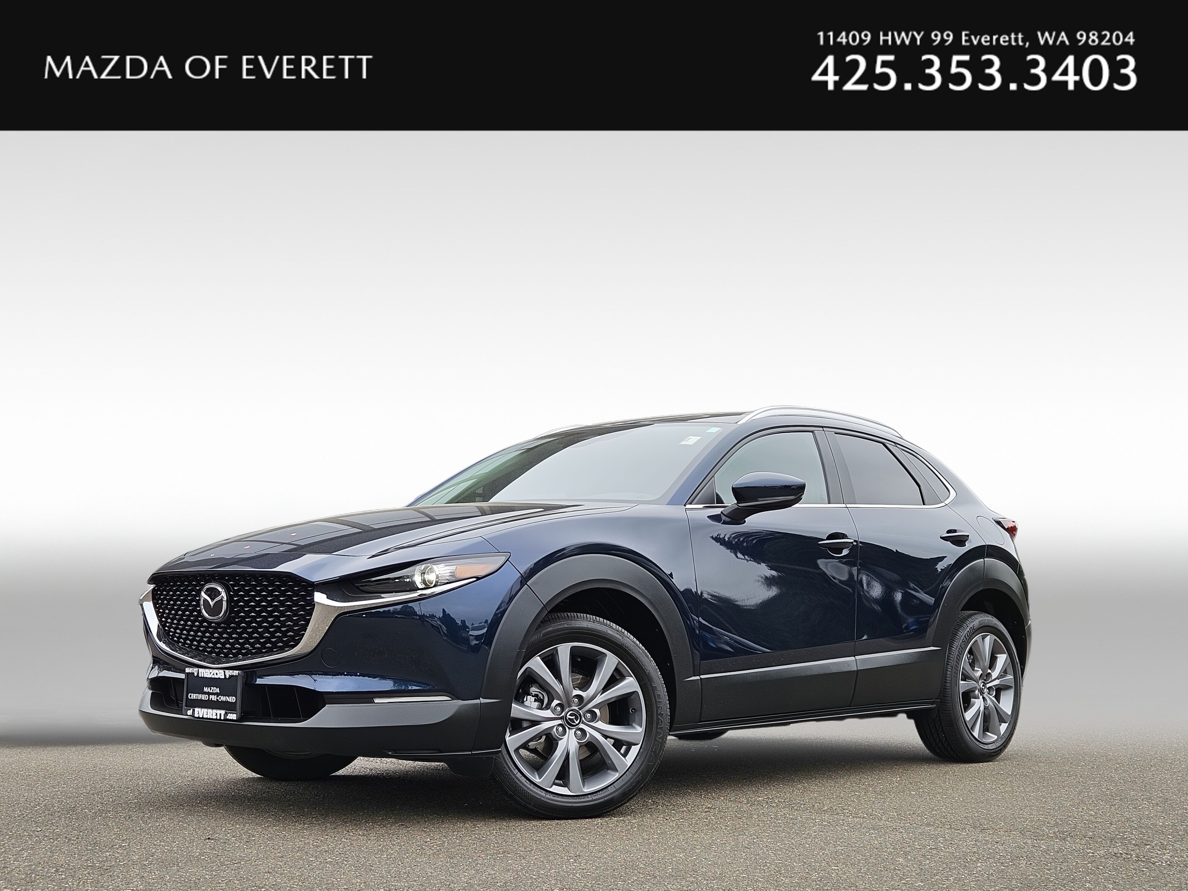 Deep Crystal Blue Mica 2025 Mazda CX-30 SUV / Crossover All-Wheel Drive 6-Speed Automatic