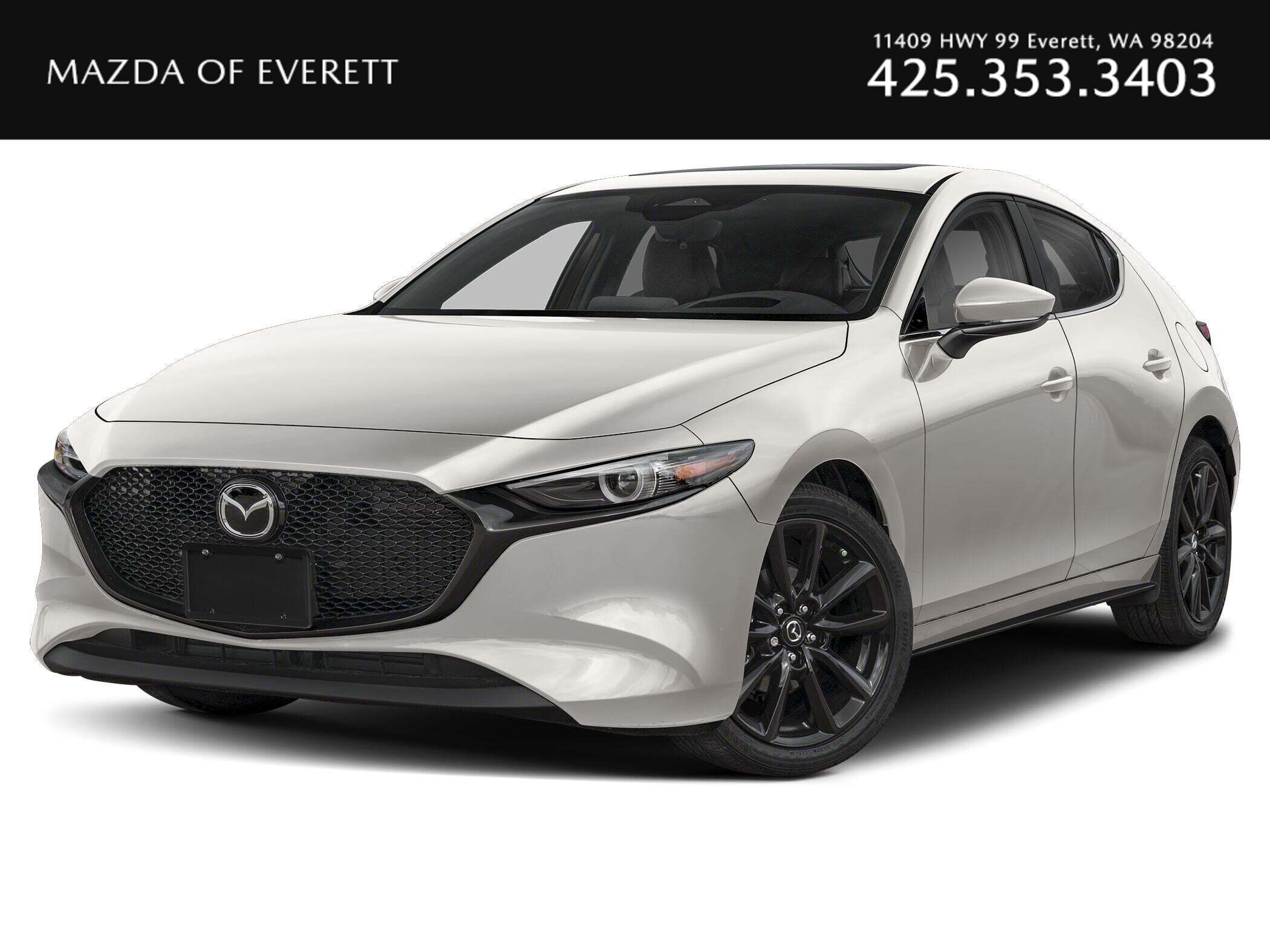 Gray (Platinum Quartz Metallic) 2026 Mazda MAZDA3 Hatchback Front-Wheel Drive 6-Speed Manual