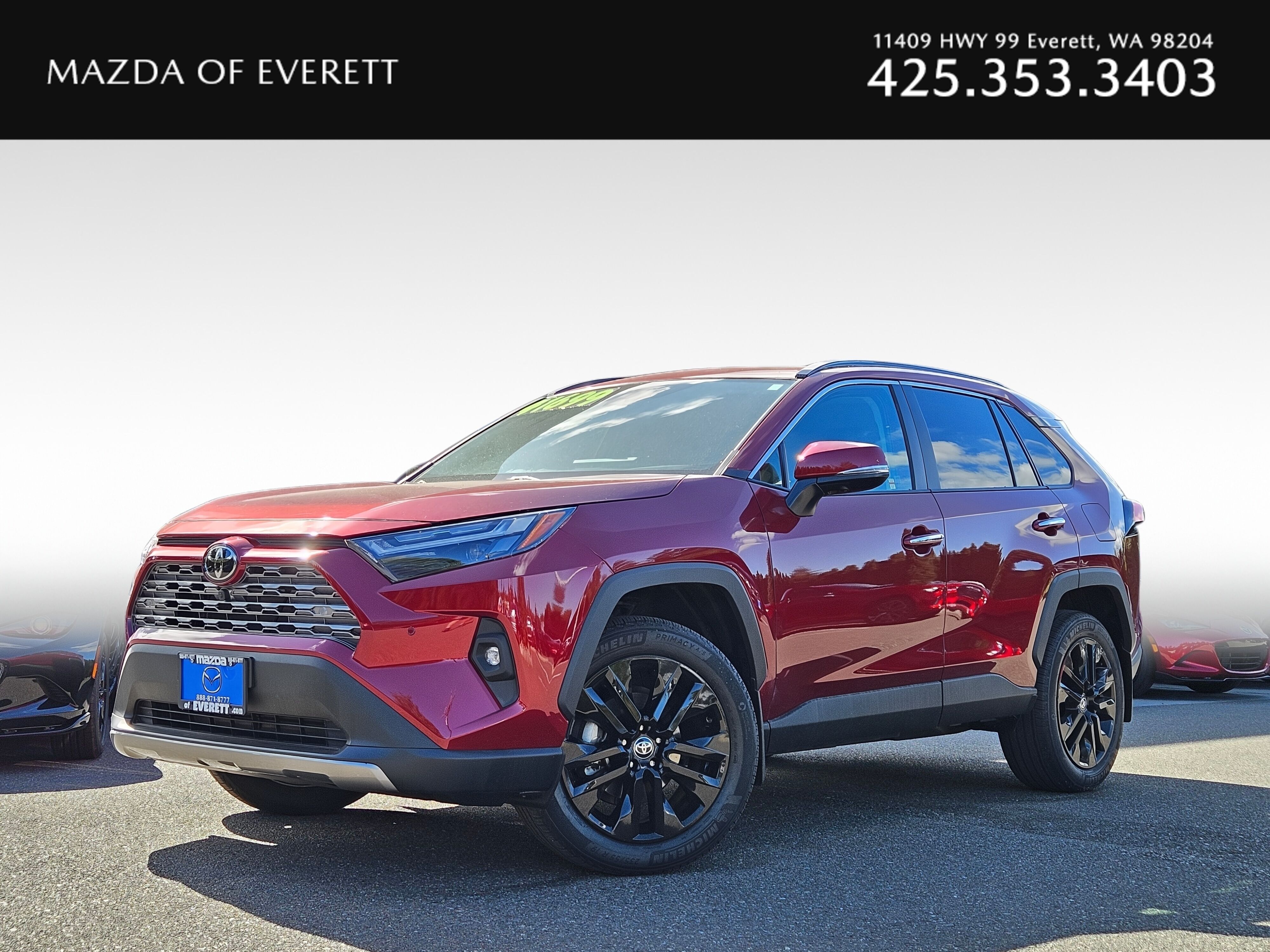 Red (Ruby Flare Pearl) 2024 Toyota RAV4 SUV / Crossover All-Wheel Drive 8-Speed Automatic