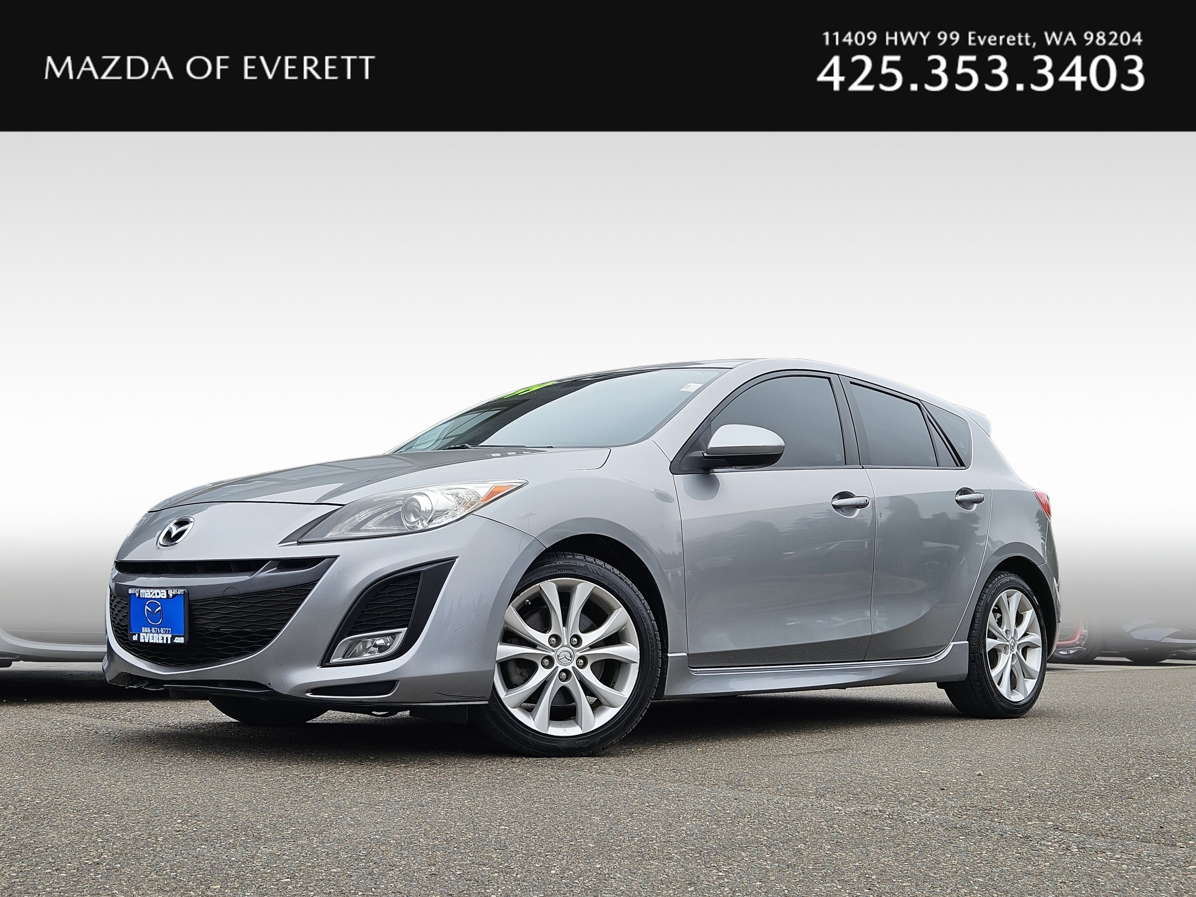 Liquid Silver Metallic 2010 Mazda MAZDA3 Hatchback Front-Wheel Drive 5-Speed Automatic