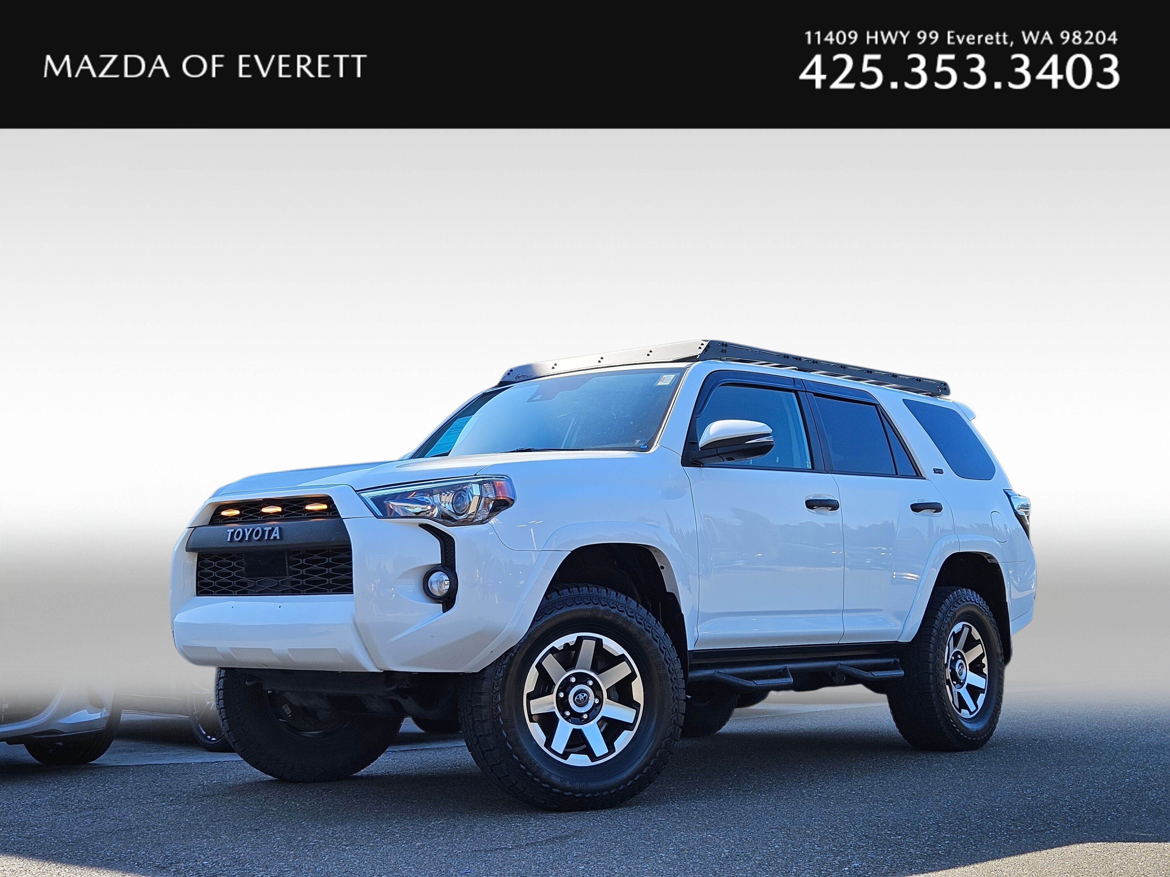Super White 2020 Toyota 4Runner SUV / Crossover Four-Wheel Drive 5-Speed Automatic