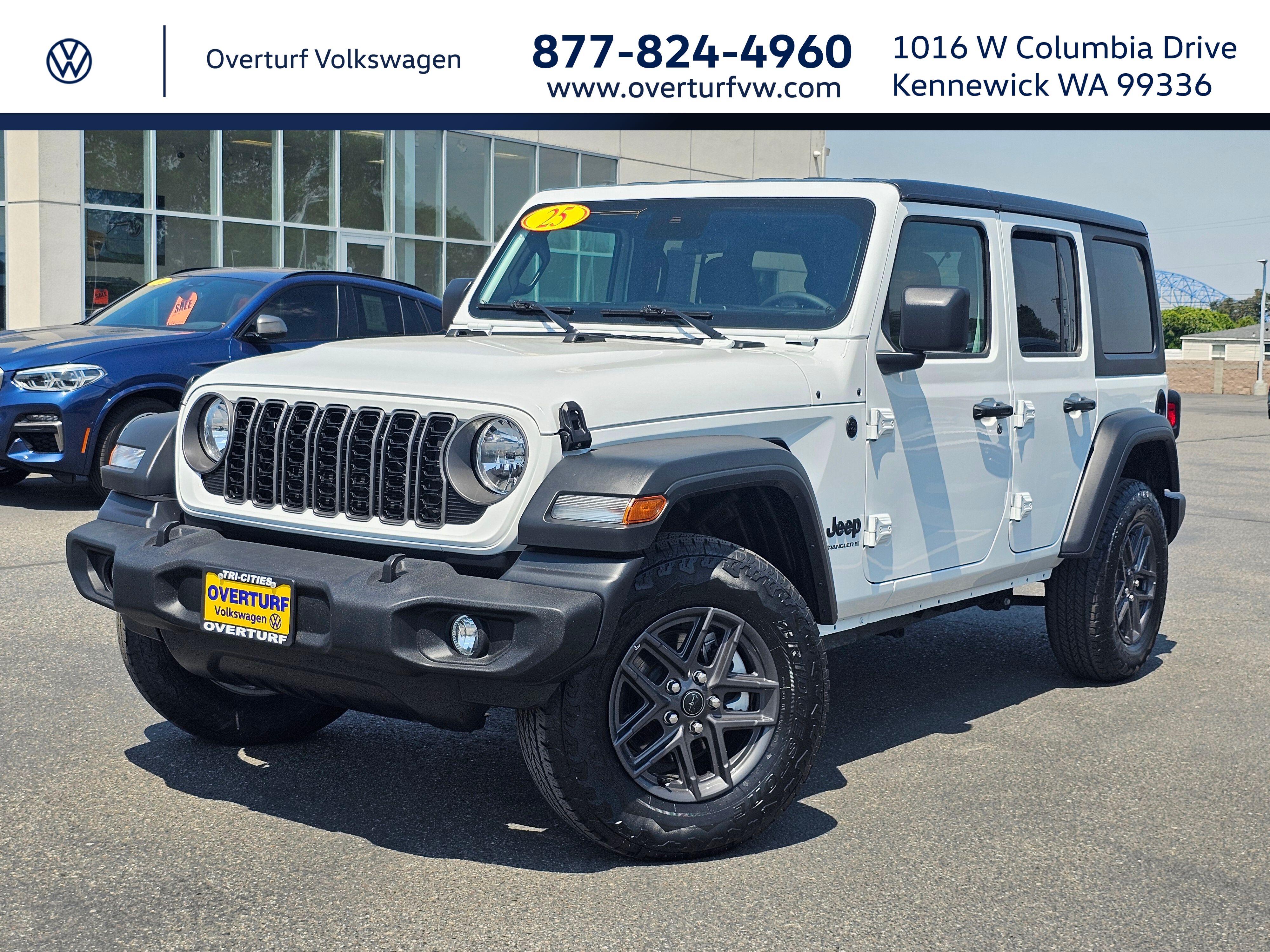 Bright White Clearcoat 2025 Jeep Wrangler SUV / Crossover Four-Wheel Drive 8-Speed Automatic