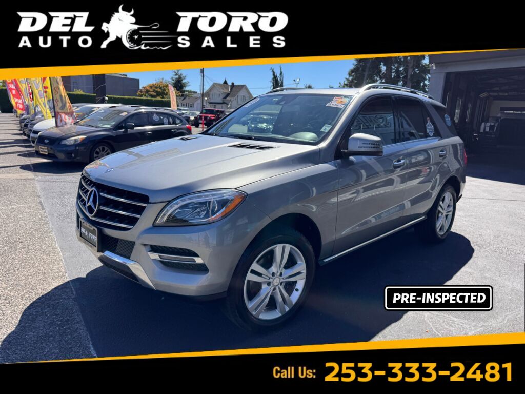 Palladium Silver Metallic 2015 Mercedes-Benz M-Class SUV / Crossover All-Wheel Drive 7-Speed Automatic