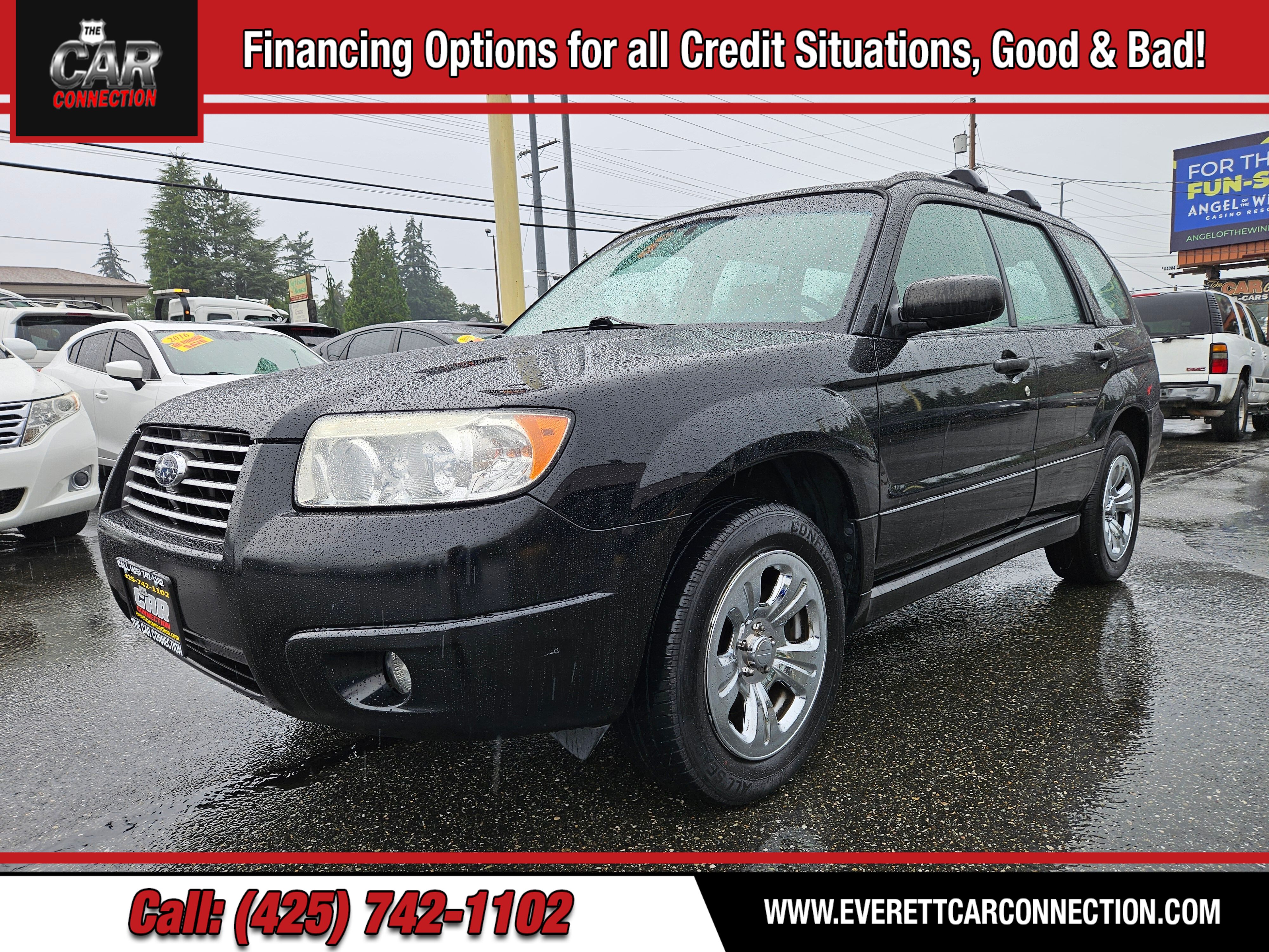 Obsidian Black Pearl 2006 Subaru Forester SUV / Crossover All-Wheel Drive 4-Speed Automatic