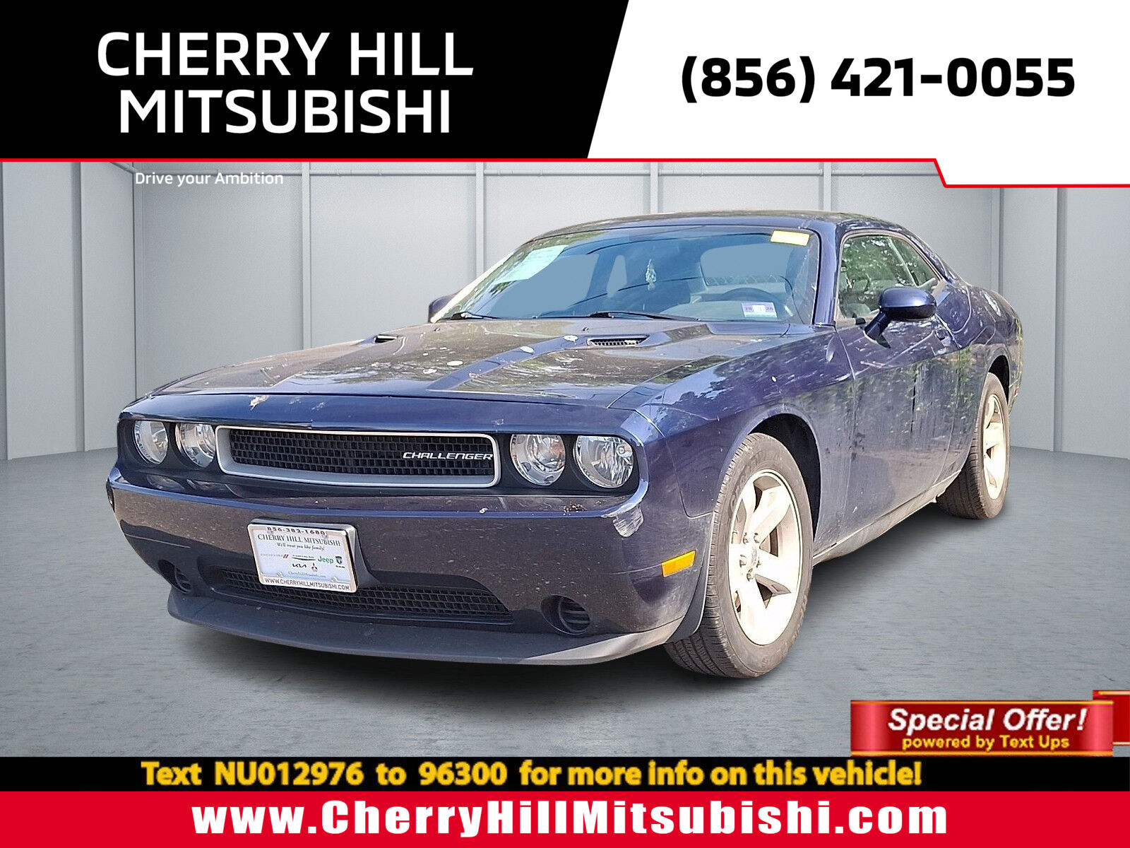 Jazz Blue Pearlcoat 2014 Dodge Challenger Coupe Rear-Wheel Drive 5-Speed Automatic